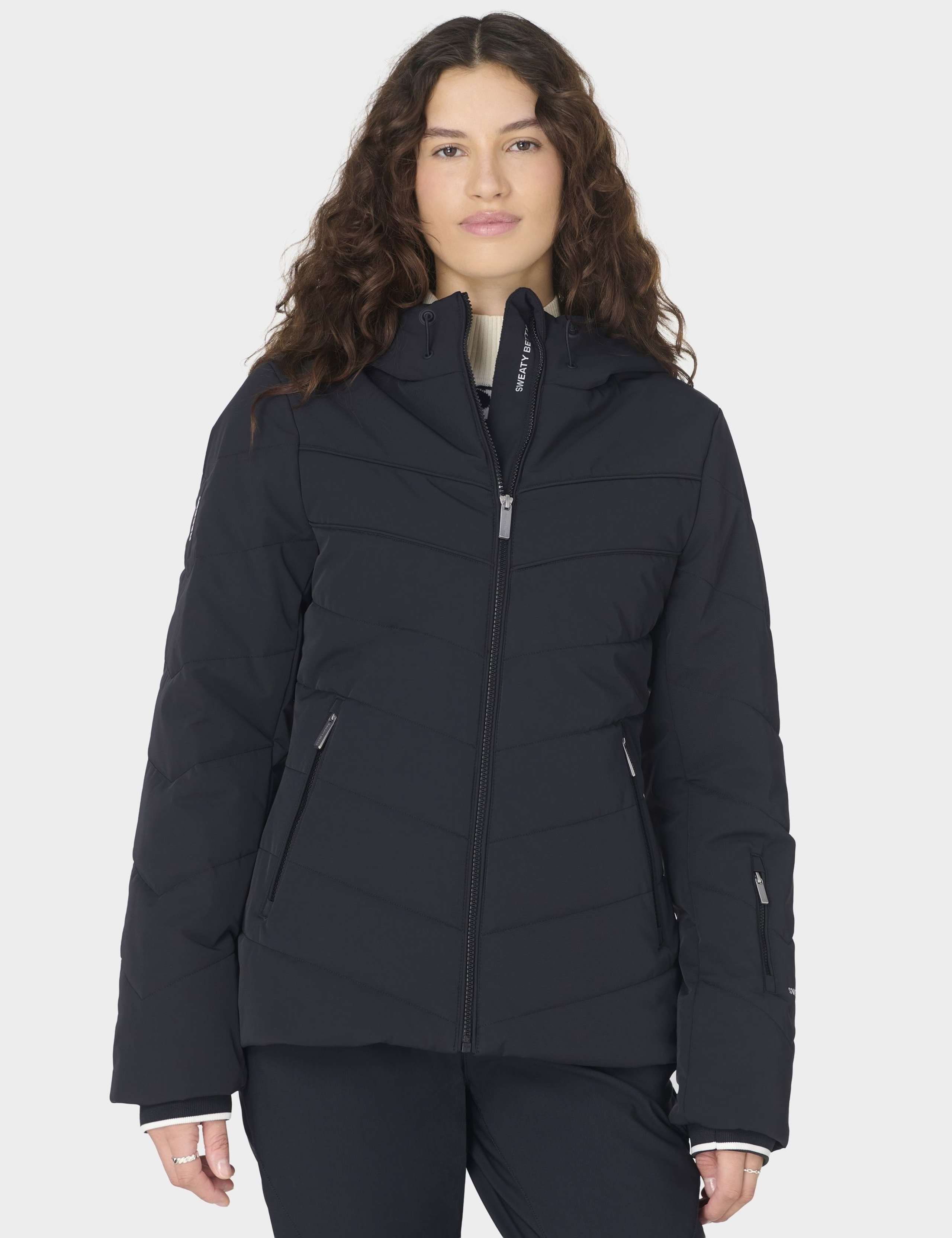 Exploration Chevron Hooded Ski Jacket