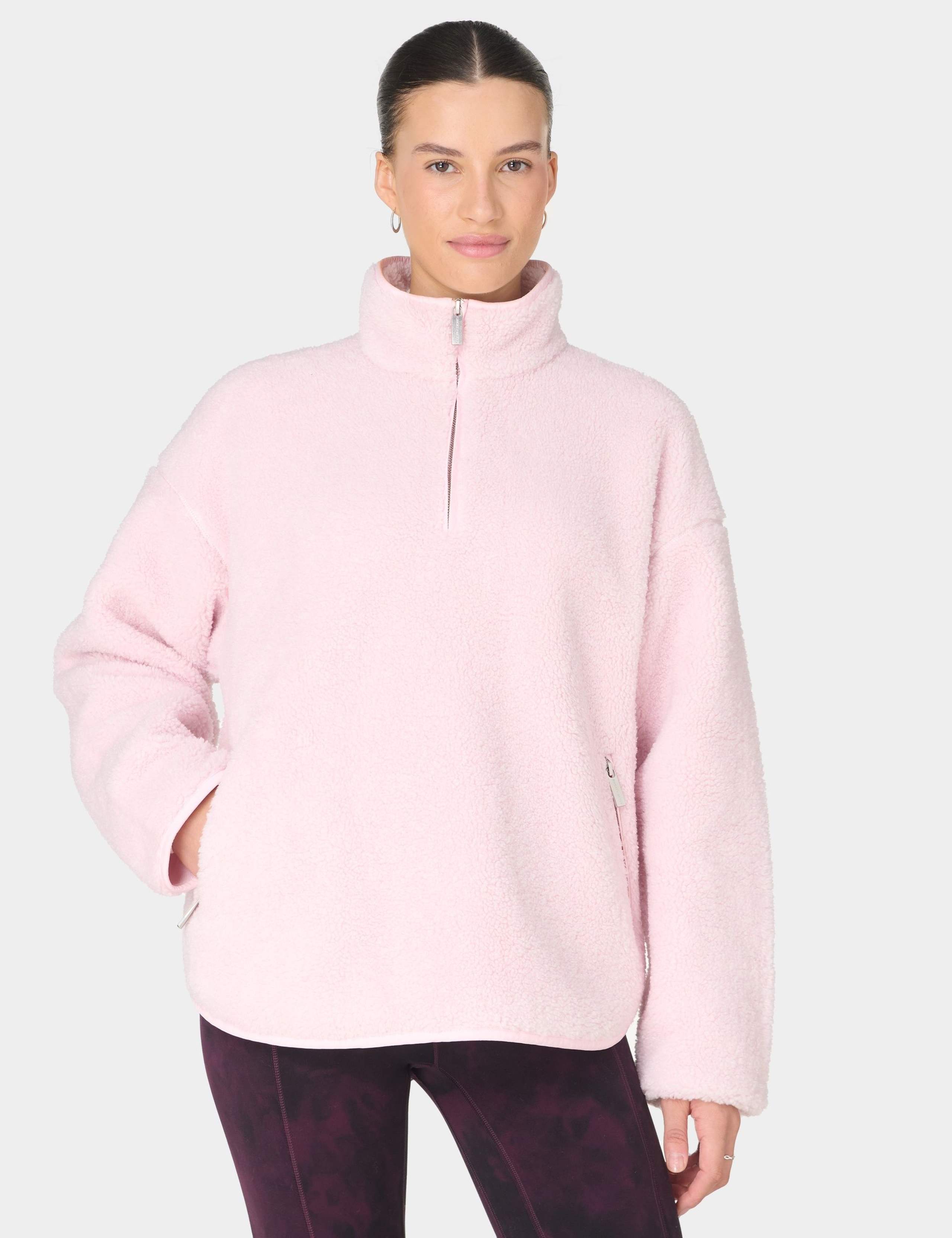 Plush Fleece Animal Print Sweatshirt