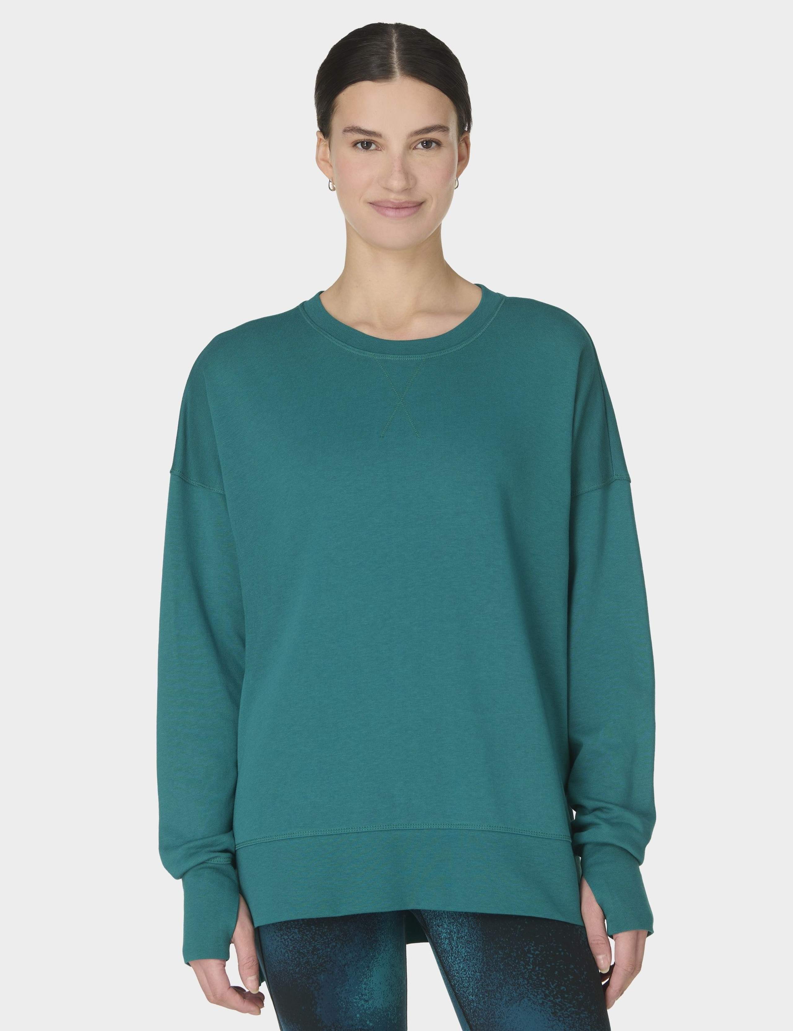 After Class Cotton Modal Longline Sweatshirt
