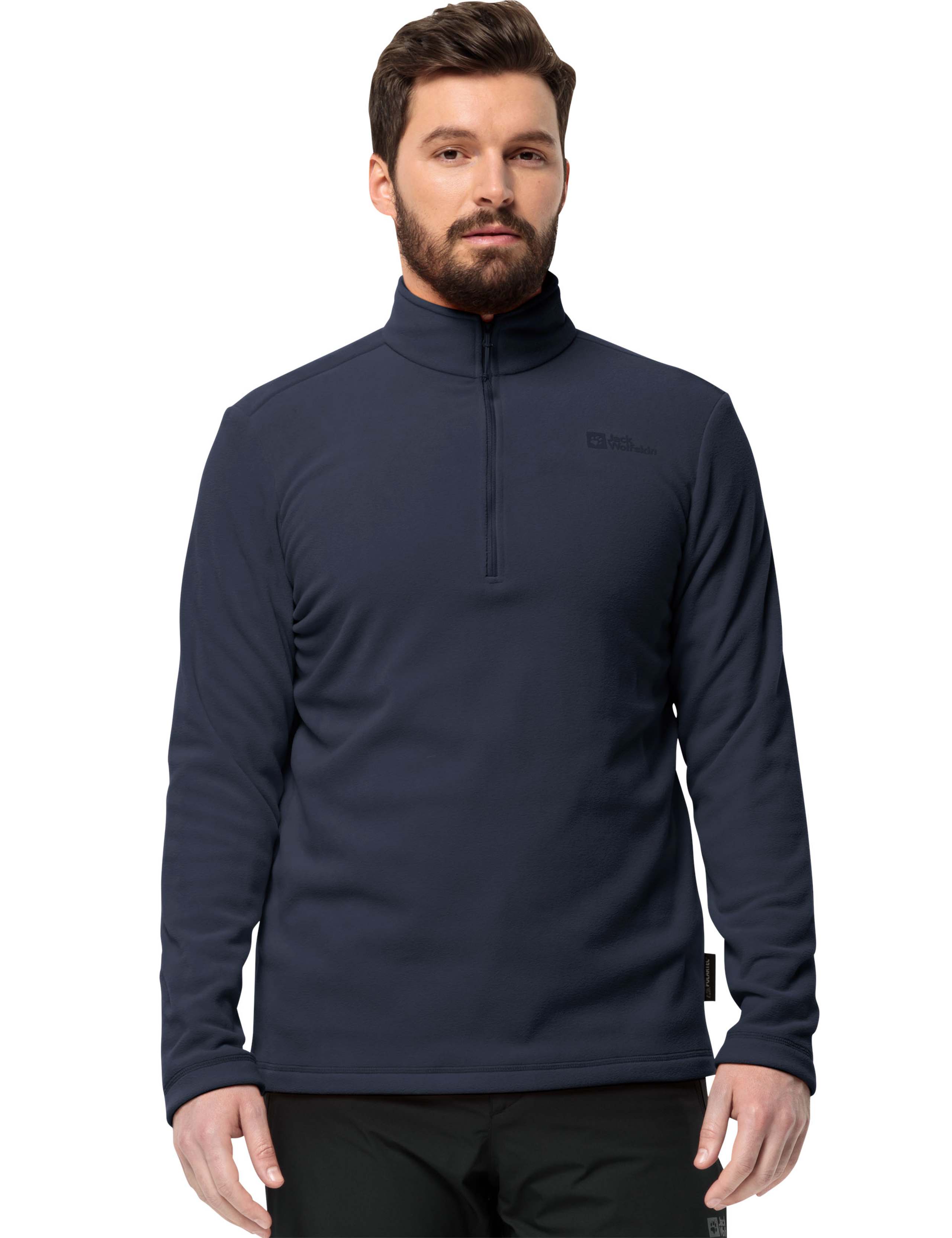 Taunus Half Zip Funnel Neck Fleece Sweatshirt