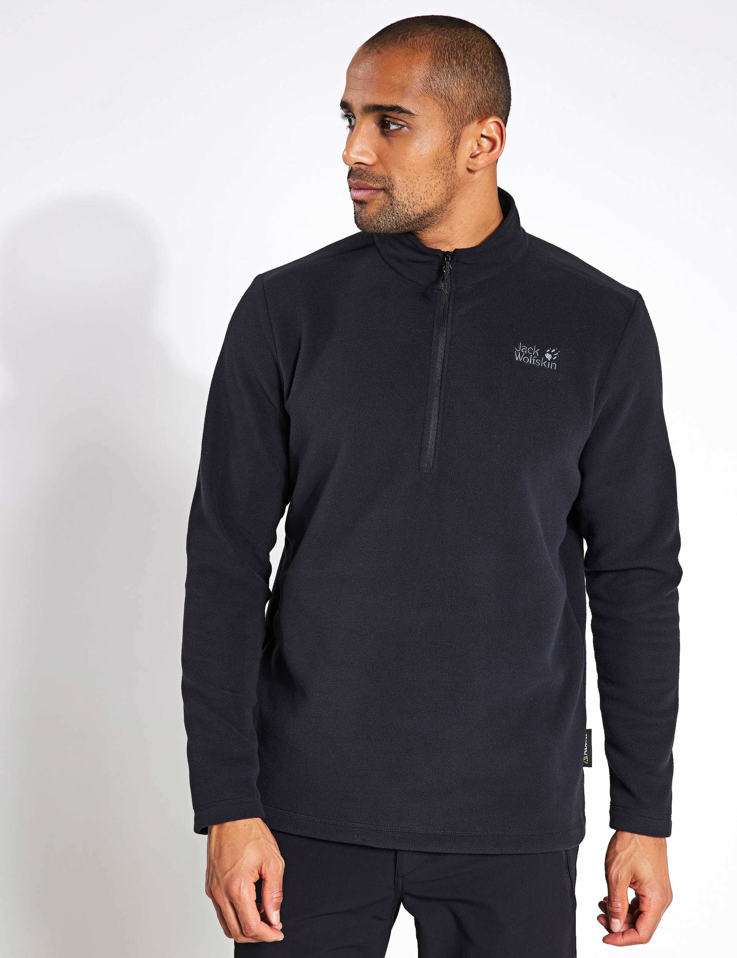 Taunus Half Zip Funnel Neck Fleece Sweatshirt