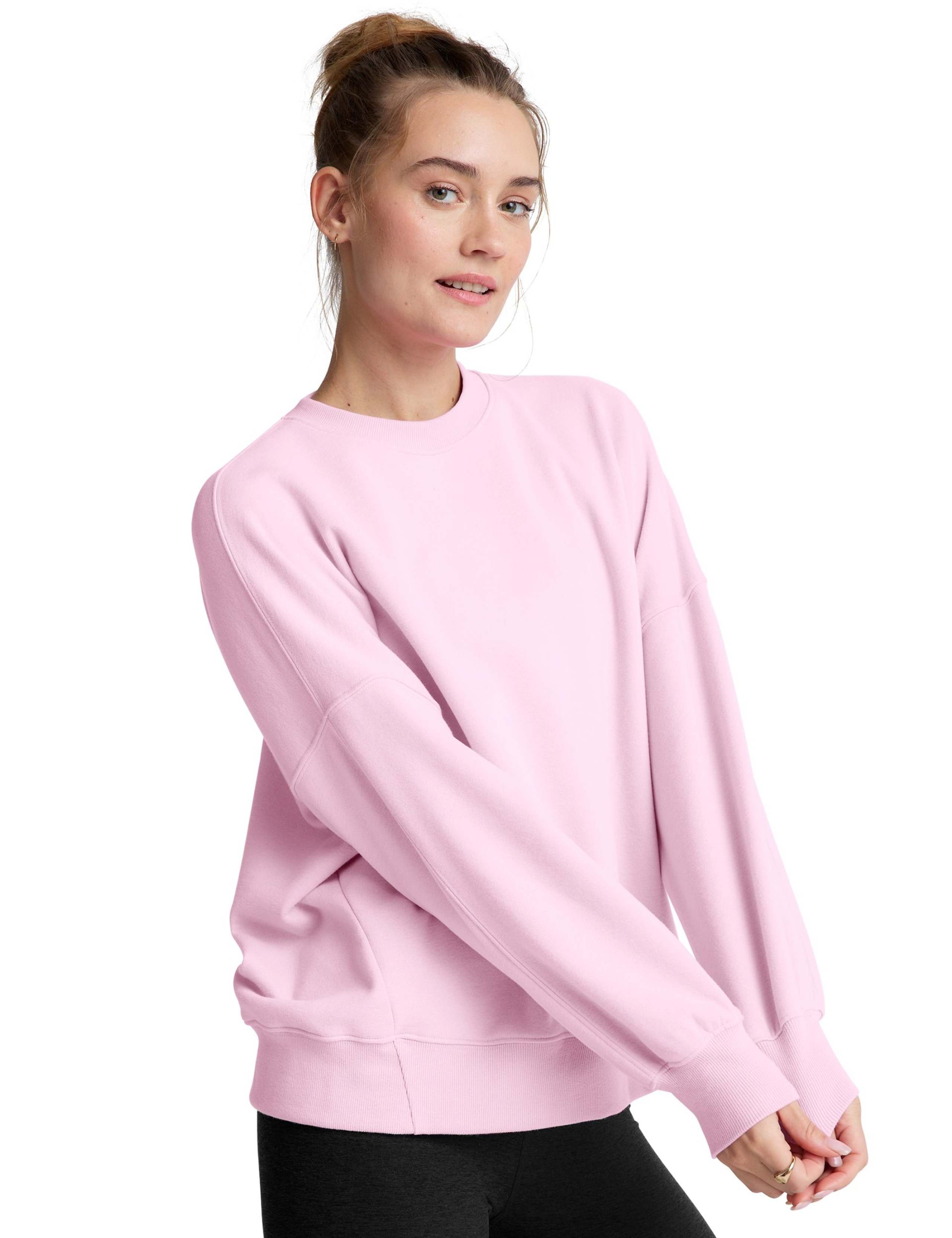 LuxeFleece Cotton Rich Oversized Sweatshirt