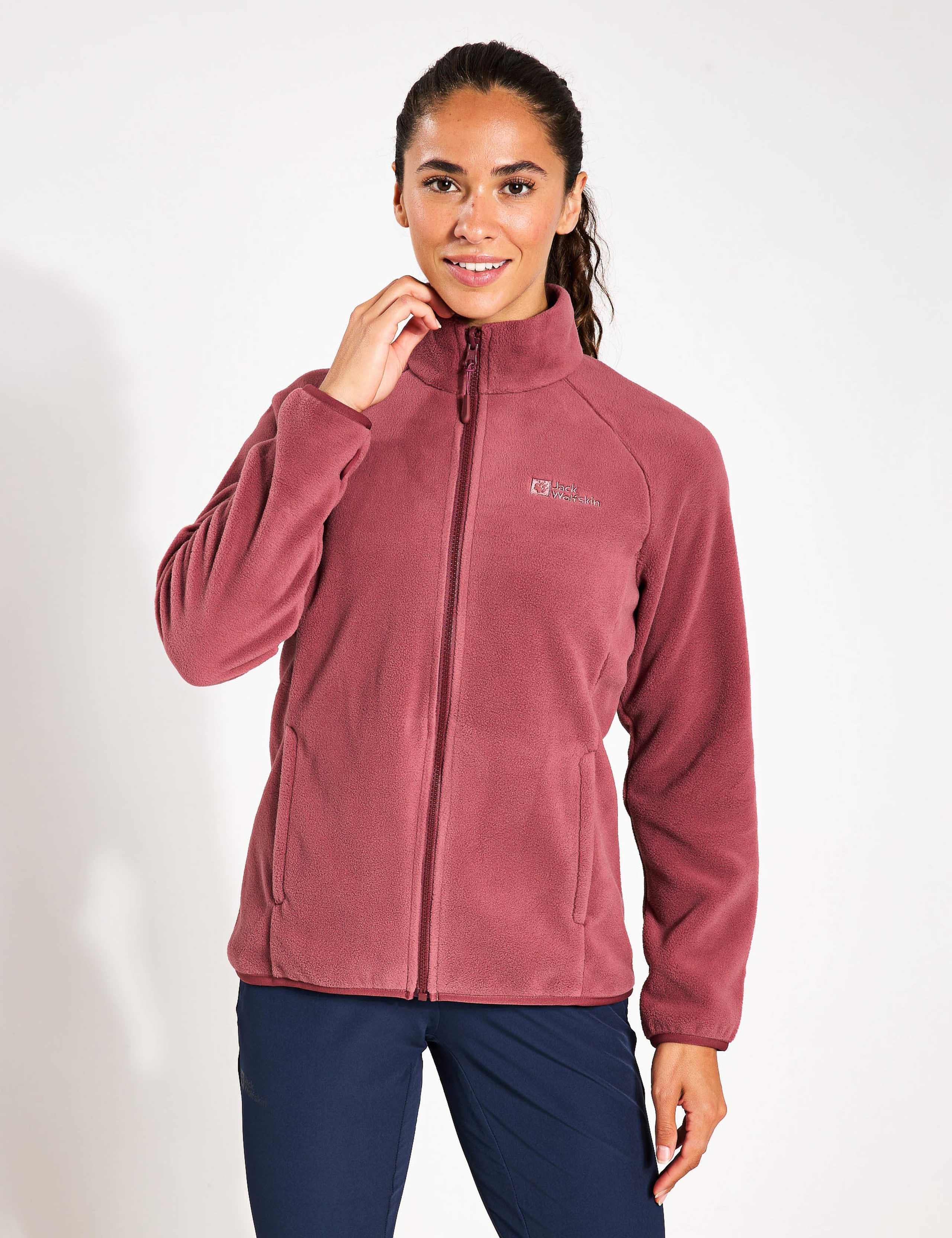 Moonrise Zip Up Funnel Neck Fleece Jacket