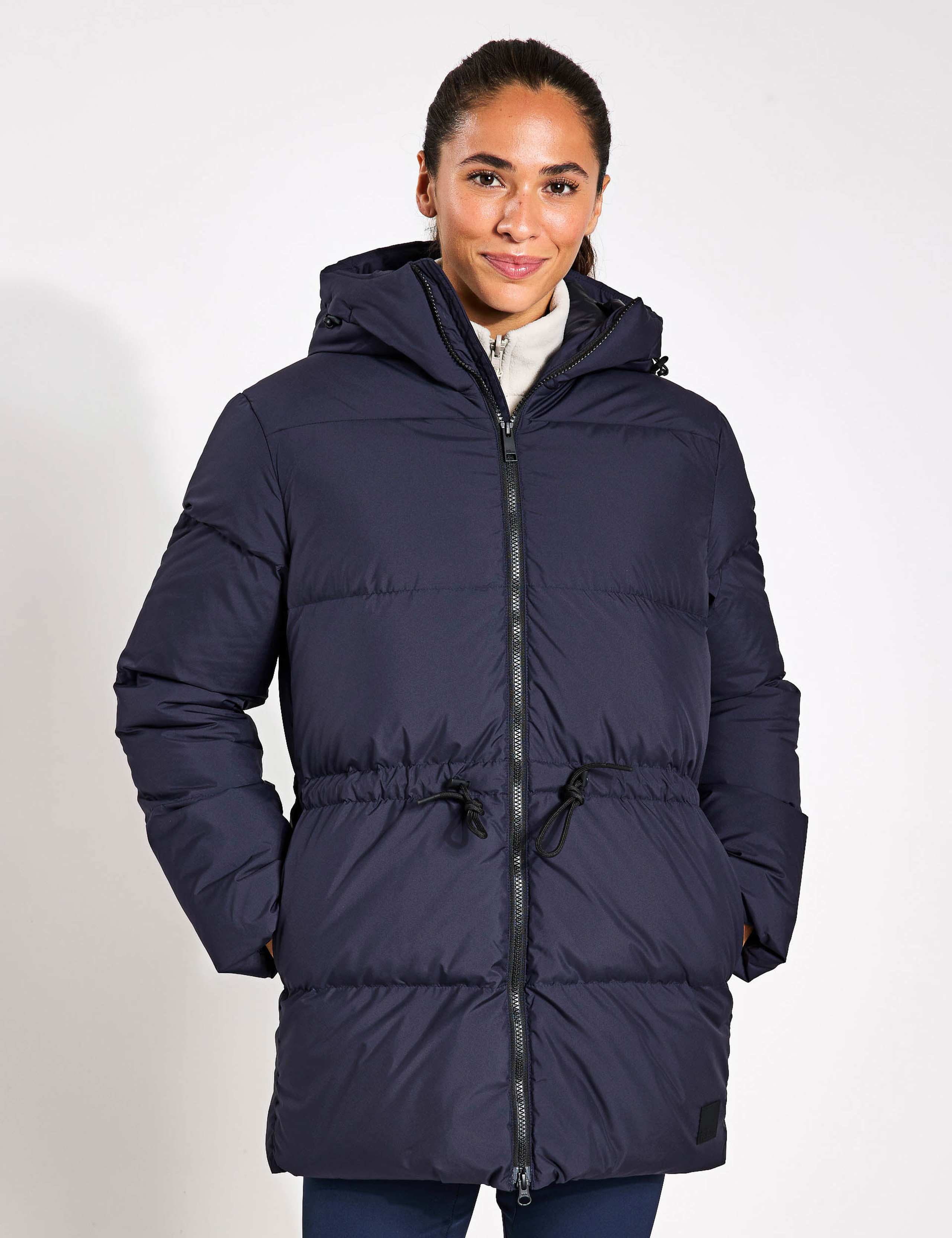 Kirschallee Waisted Hooded Puffer Jacket