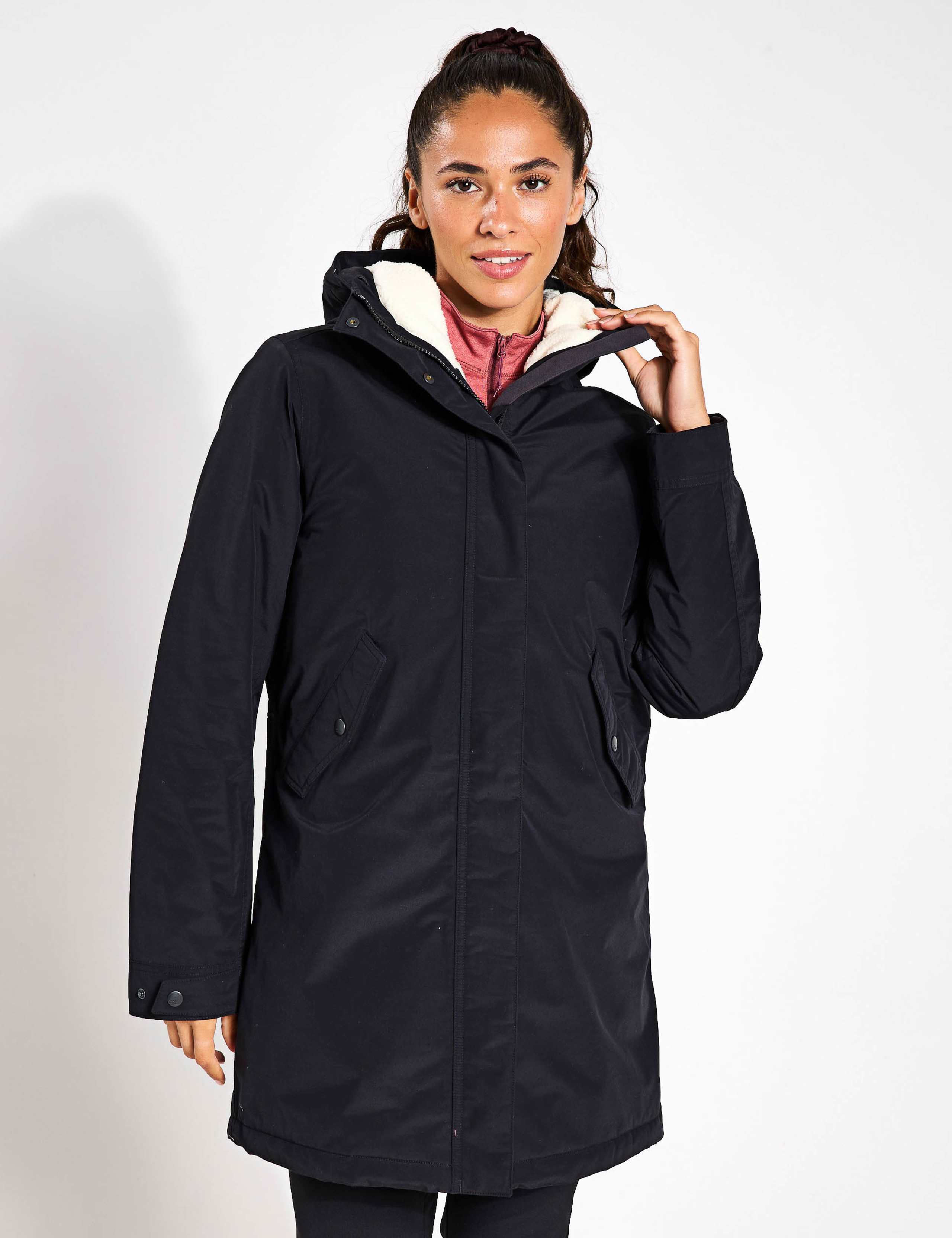 Talforst Cotton Blend Waterproof Parka Coat