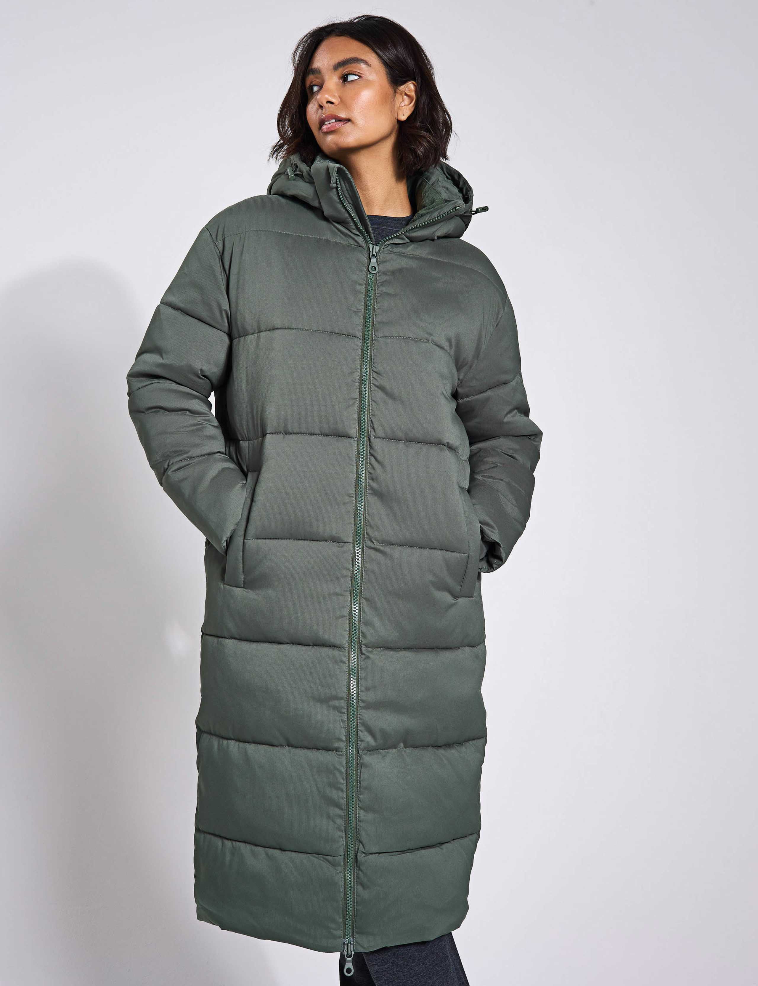 Longline Puffer Jacket