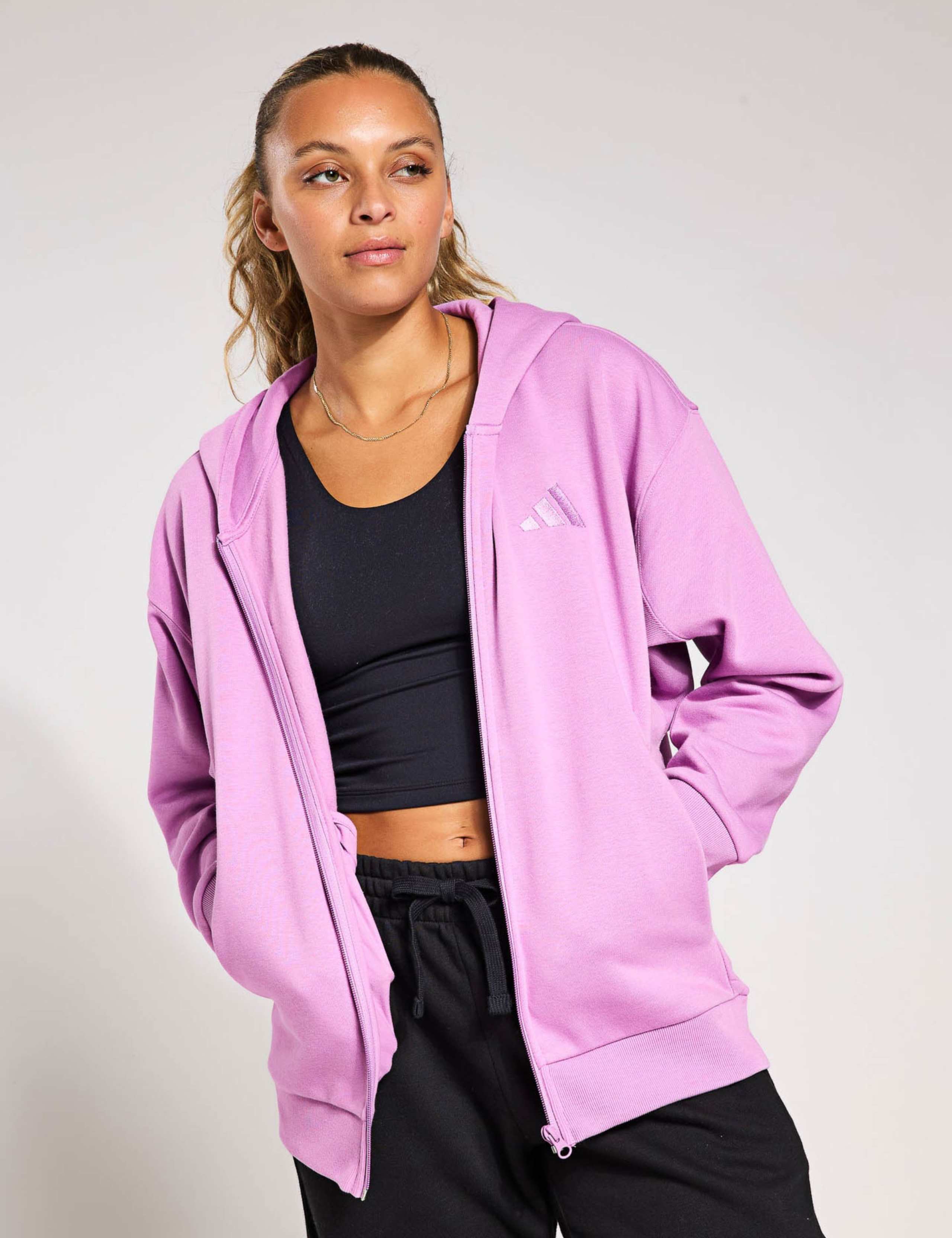 All SZN Cotton Rich Fleece Zip Up Hoodie