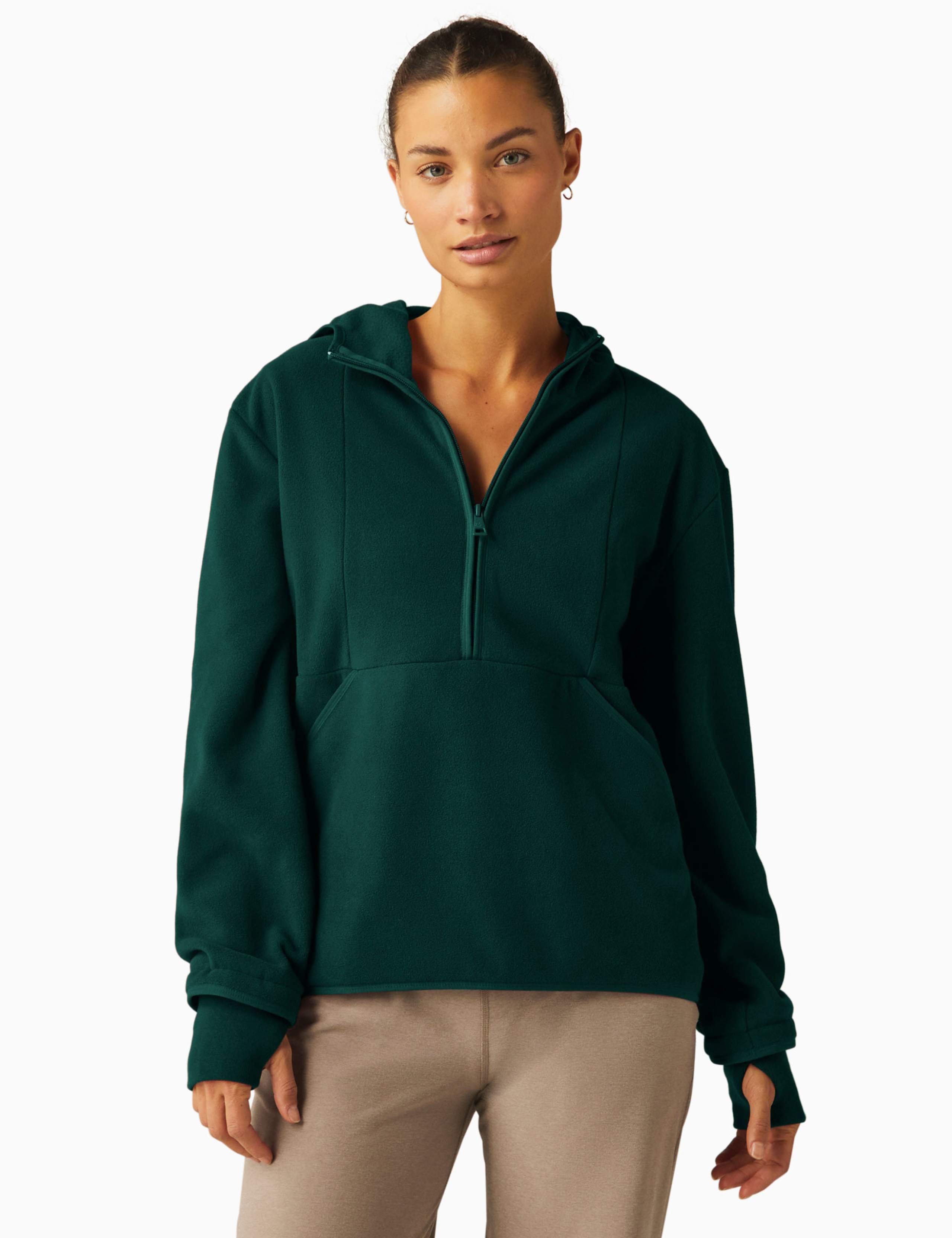 Urban Explorer Hooded Half Zip Sweatshirt