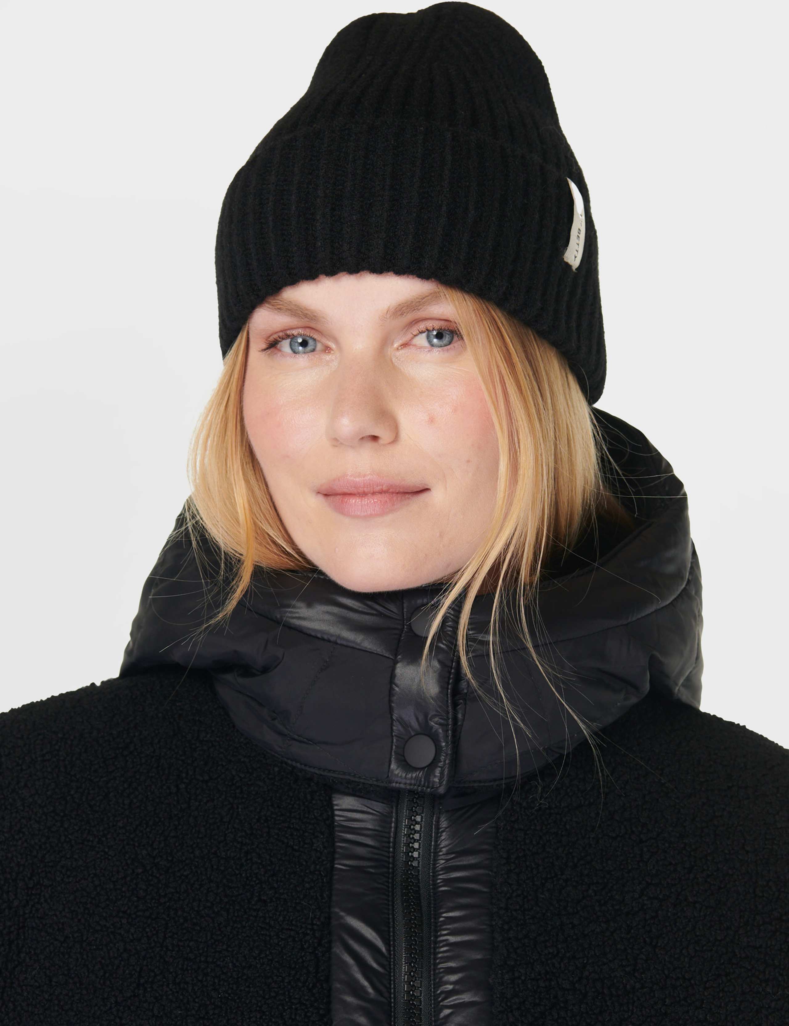 Snowfall Rib Turn Up Beanie Hat