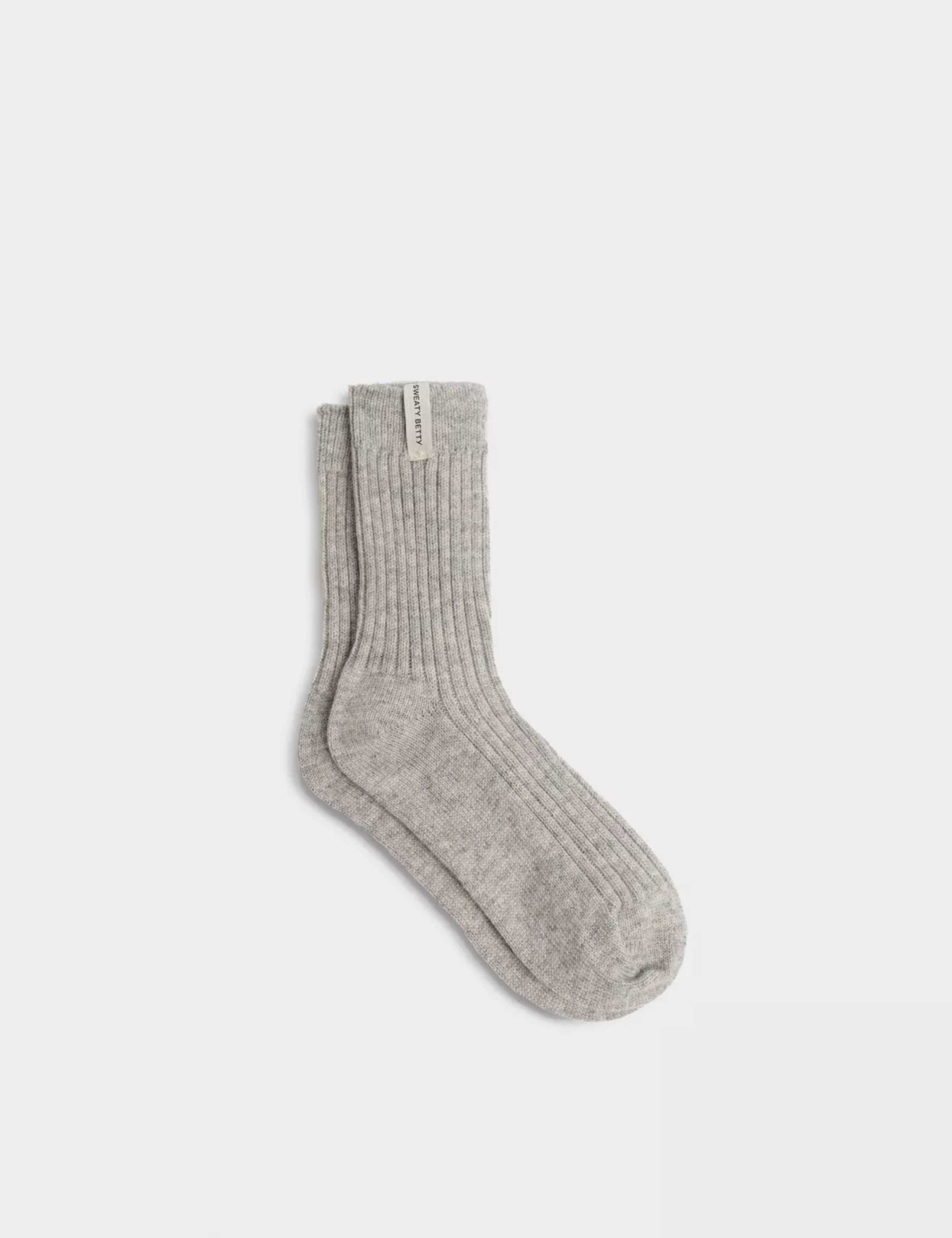 Ribbed Ankle High Socks