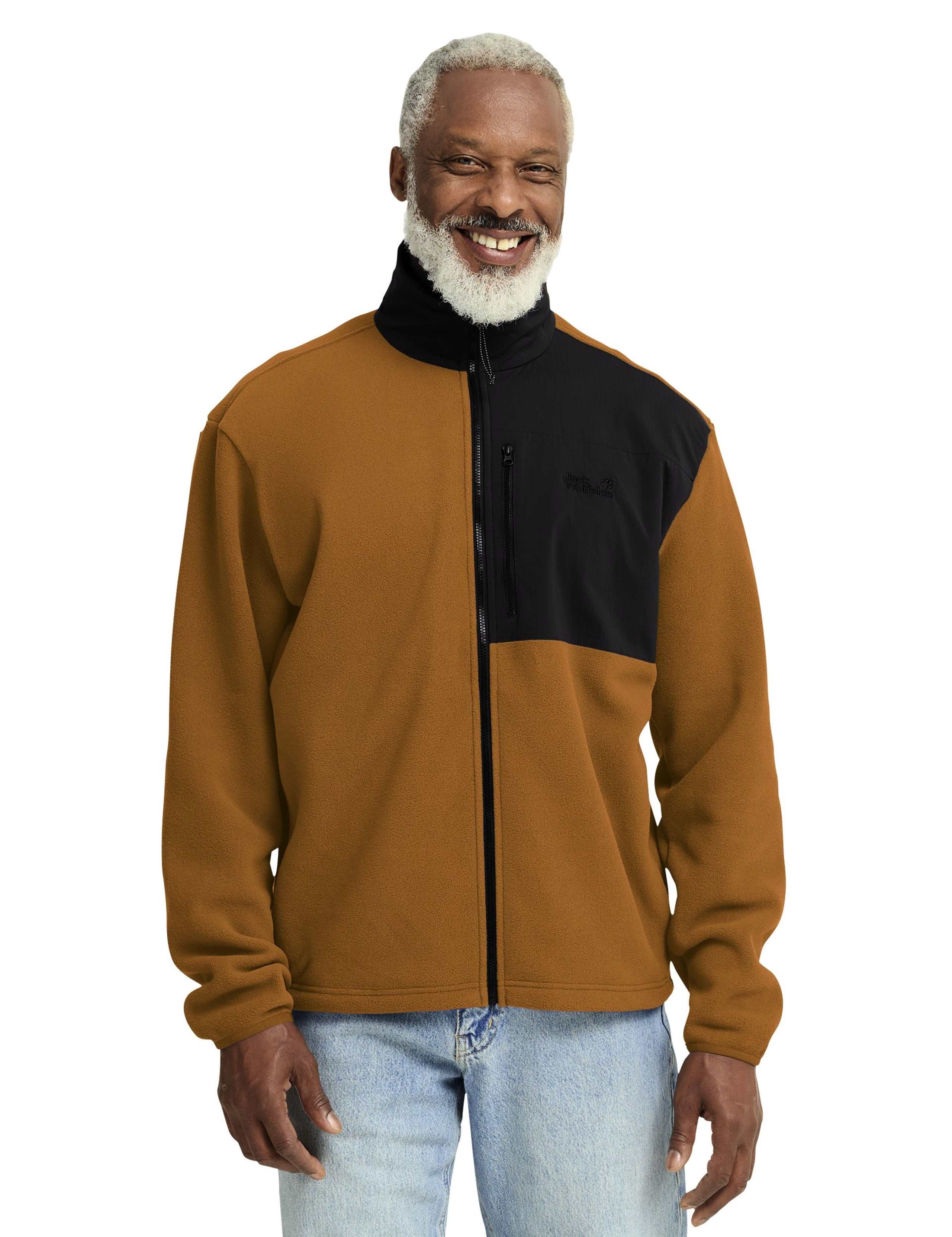 Sumetro Zip Up Funnel Neck Fleece Jacket