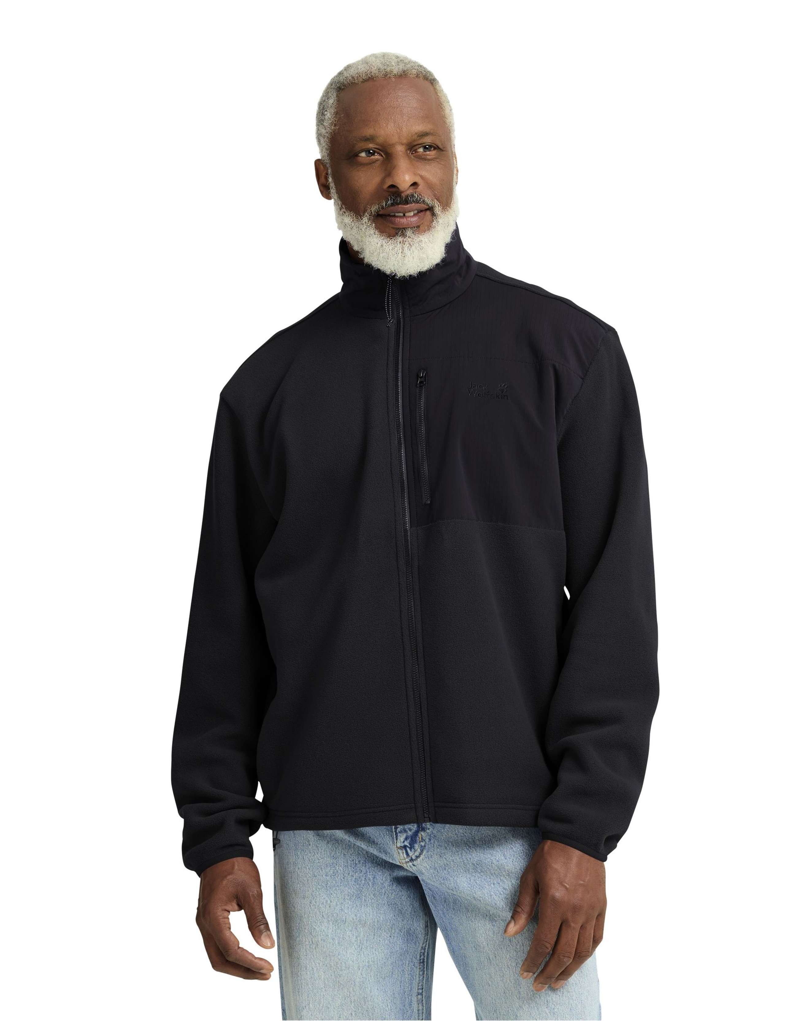 Sumetro Zip Up Funnel Neck Fleece Jacket