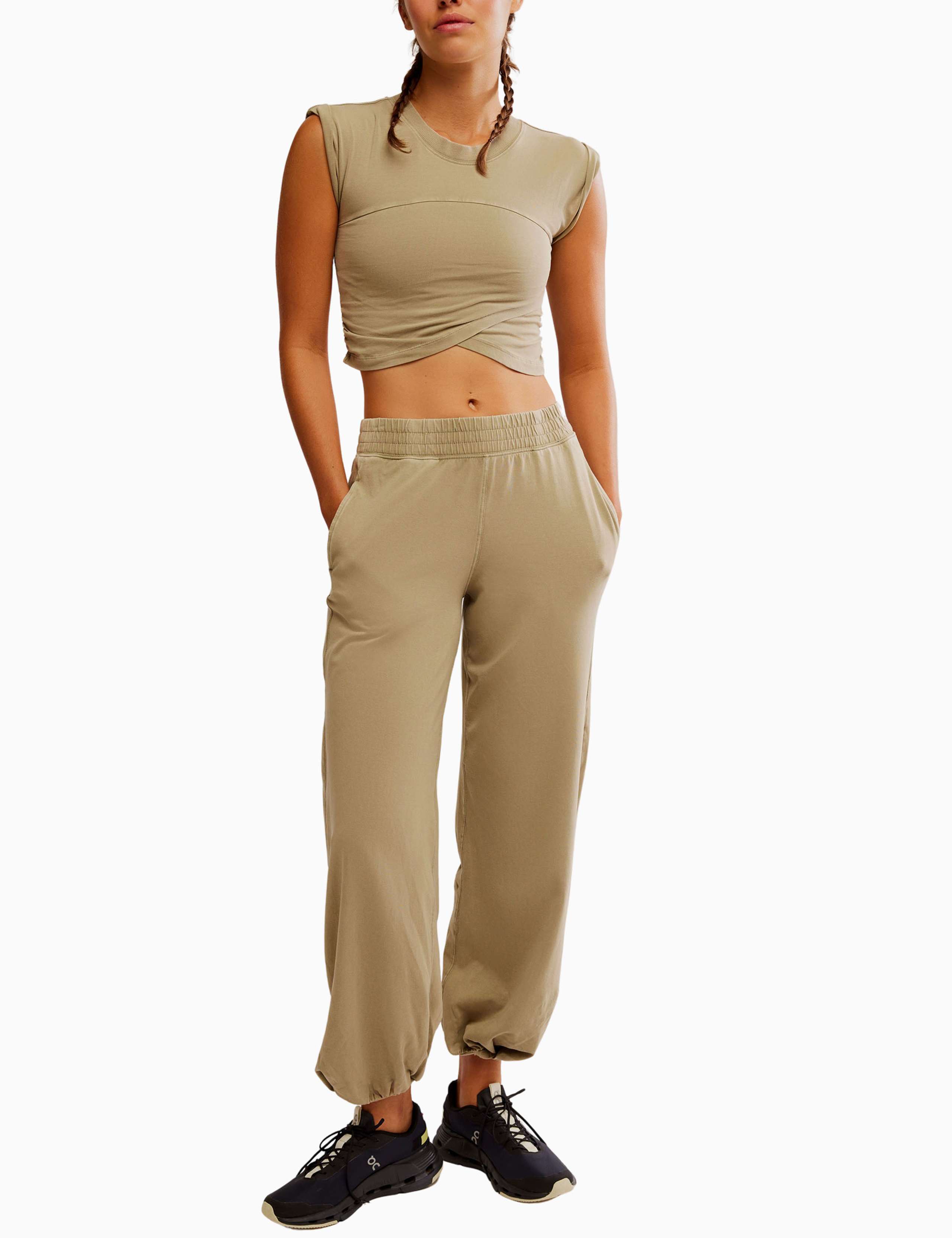 2pc Hot Shot Crossover Top & Joggers Set