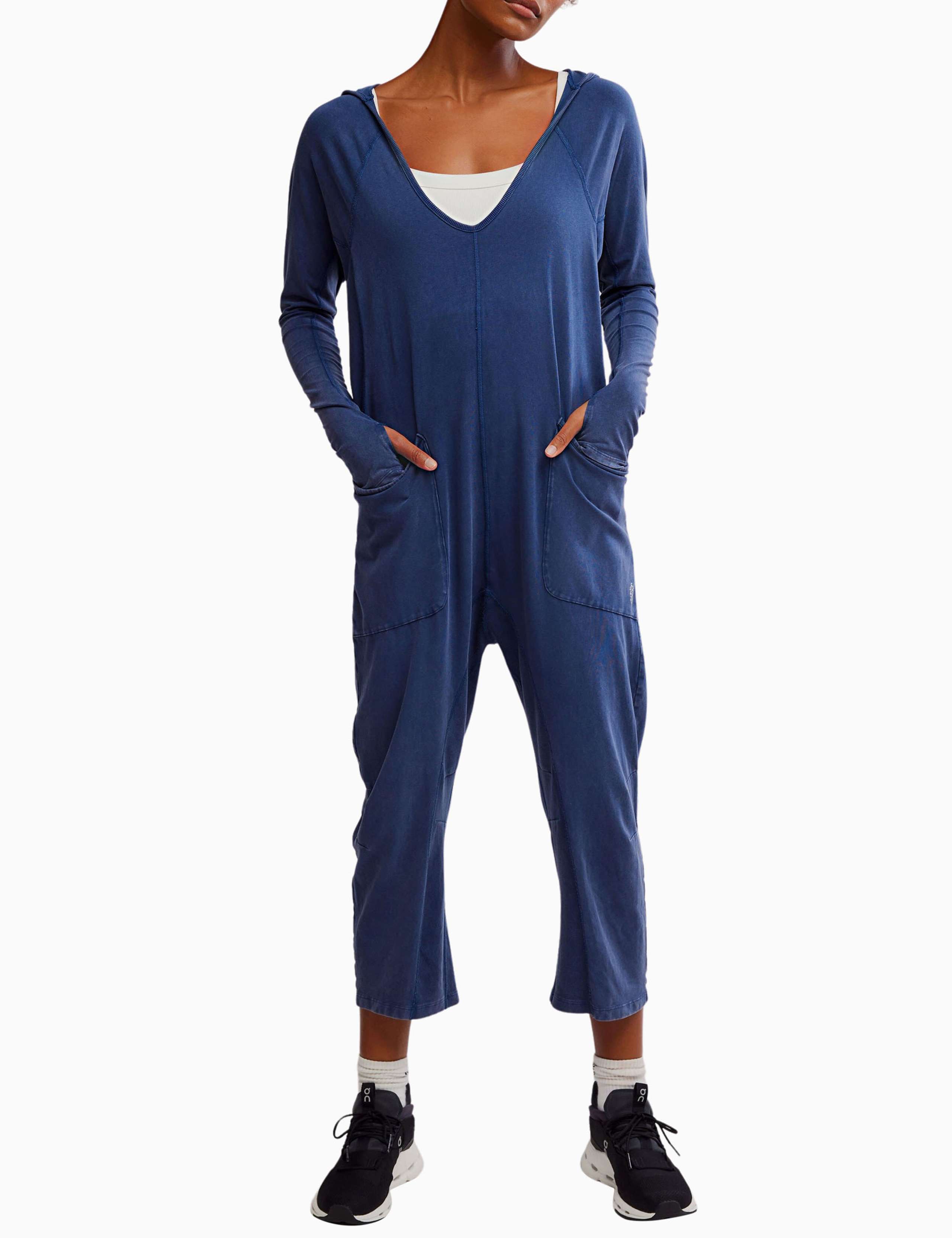 Hot Shot Cotton Rich Relaxed Jumpsuit