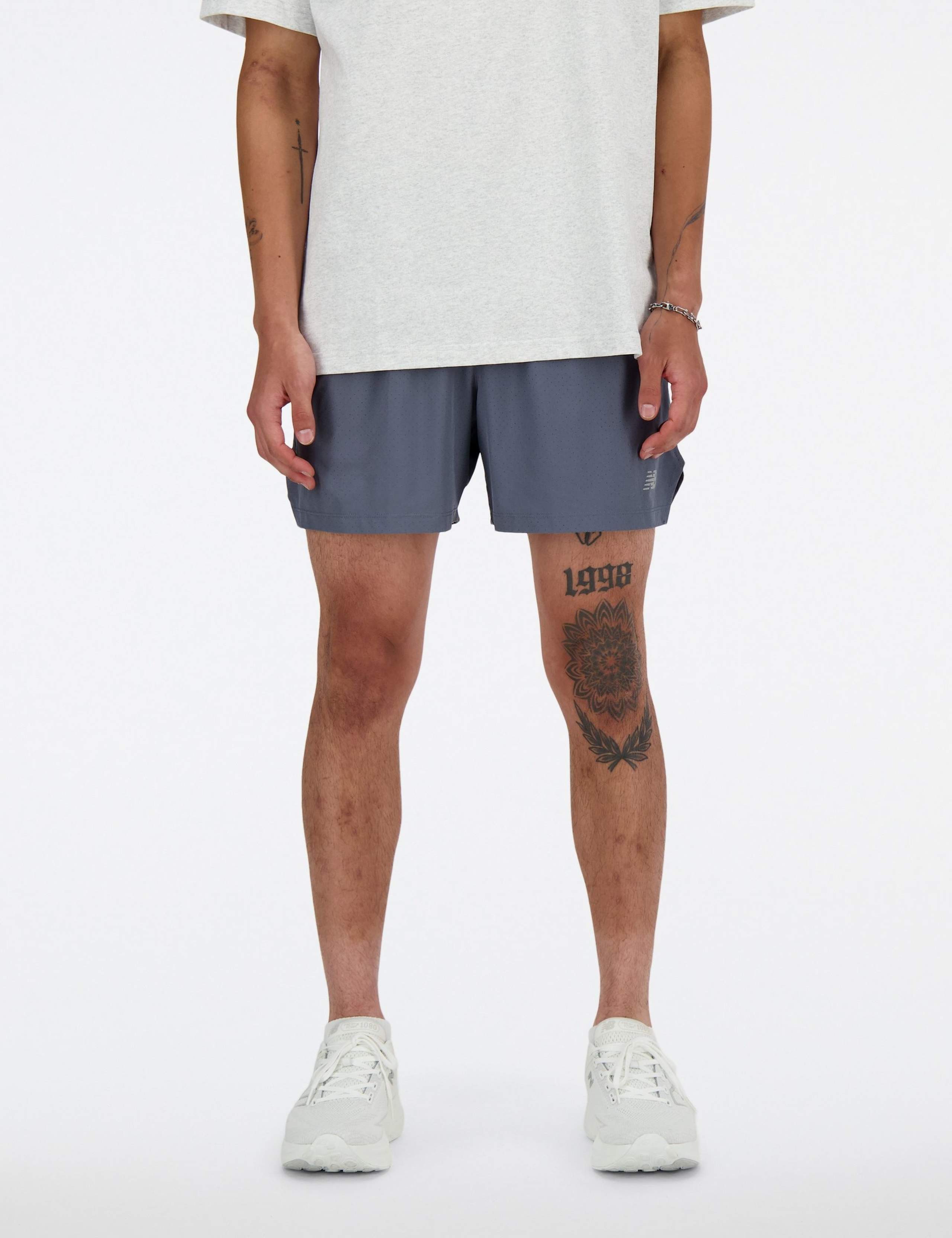 Woven Stretch Zip Pocket Running Shorts