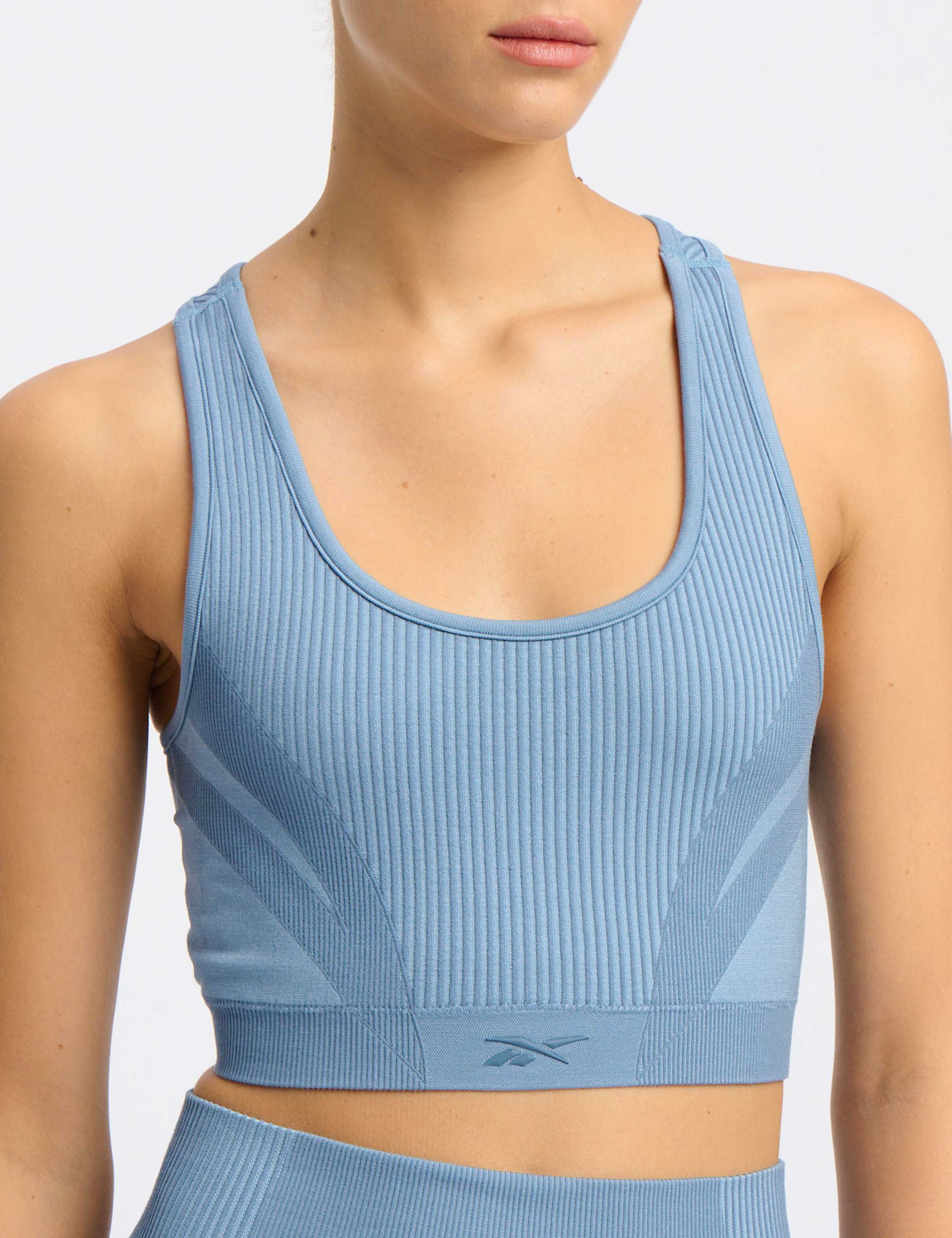 Lab Seamless Non Wired Crop Top Sports Bra