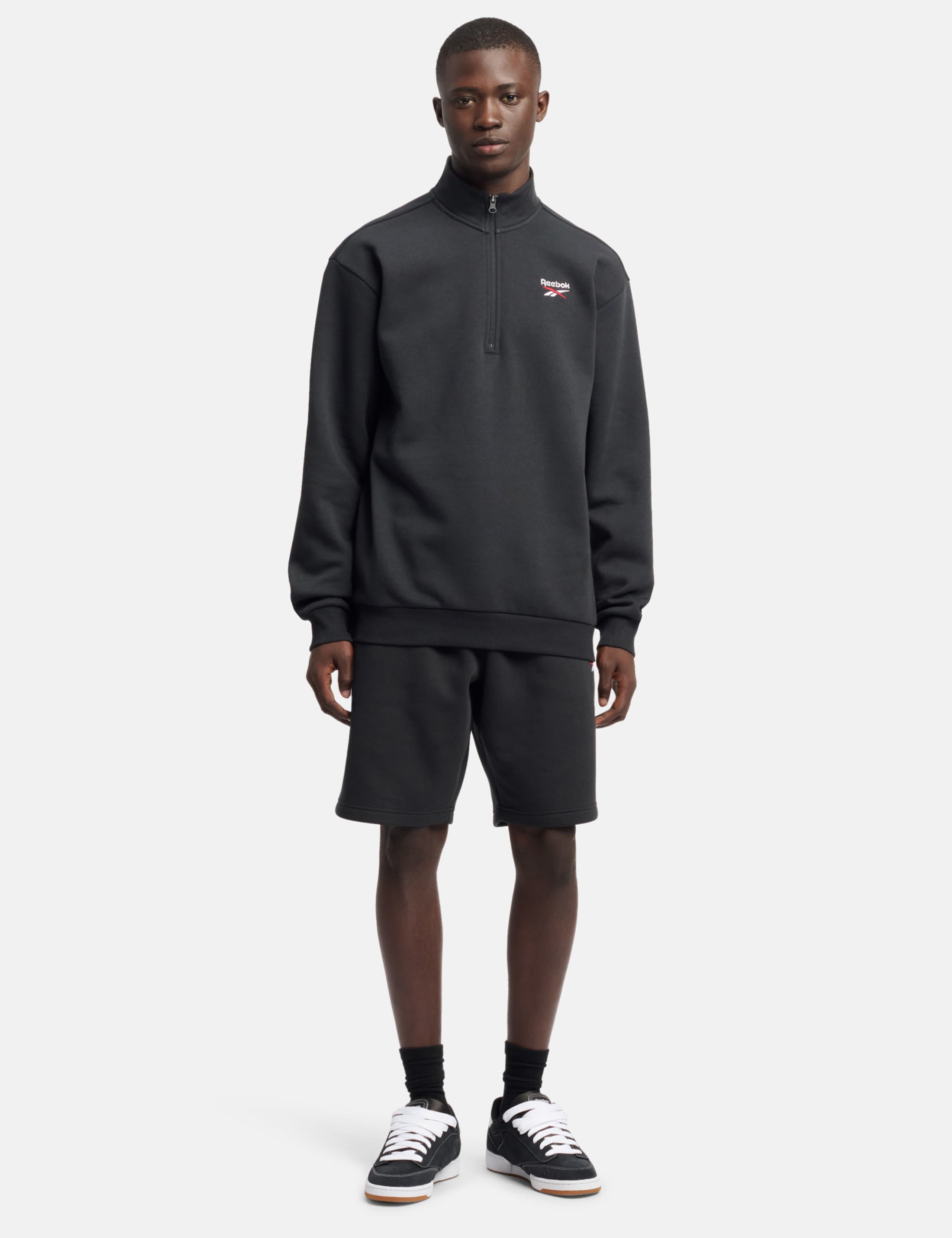 Identity Small Logo Half Zip Sweatshirt