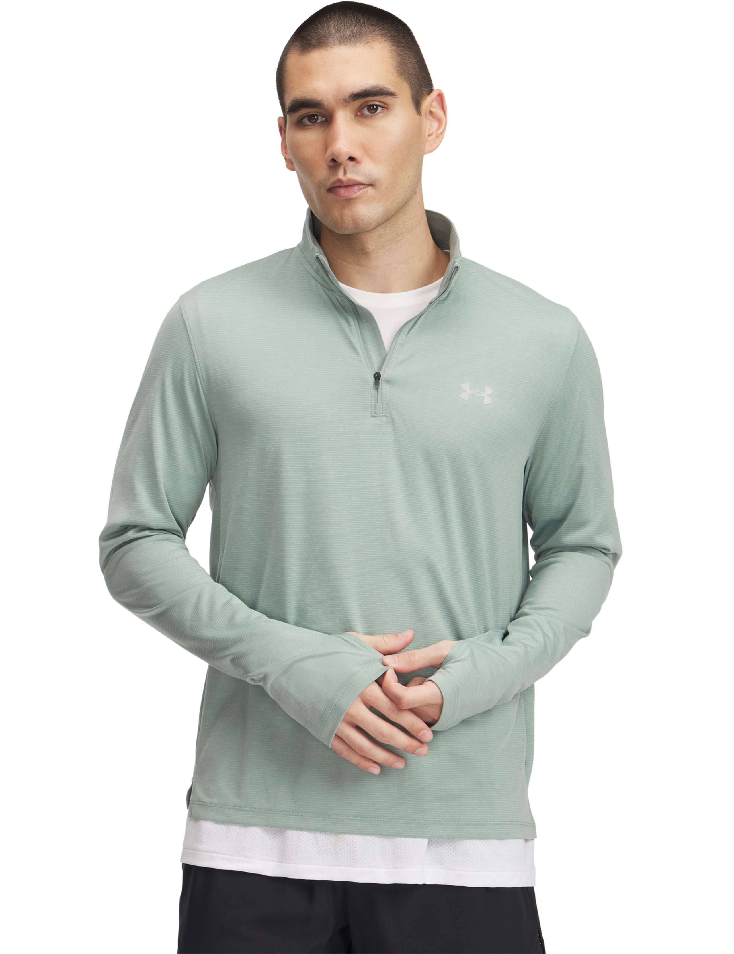 Launch Funnel Neck Half Zip Sweatshirt