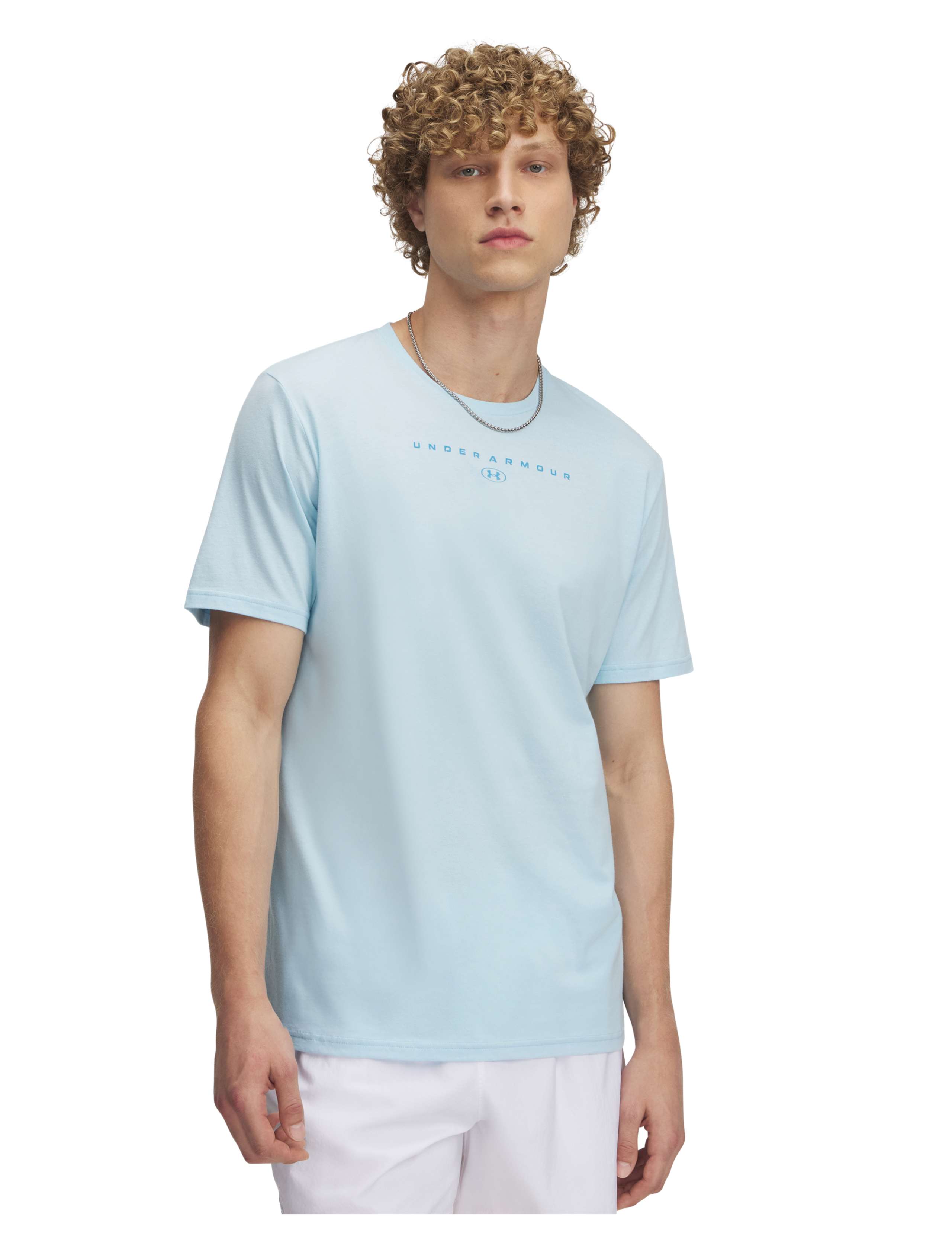 Stacked Logo Cotton Rich Crew Neck T-Shirt