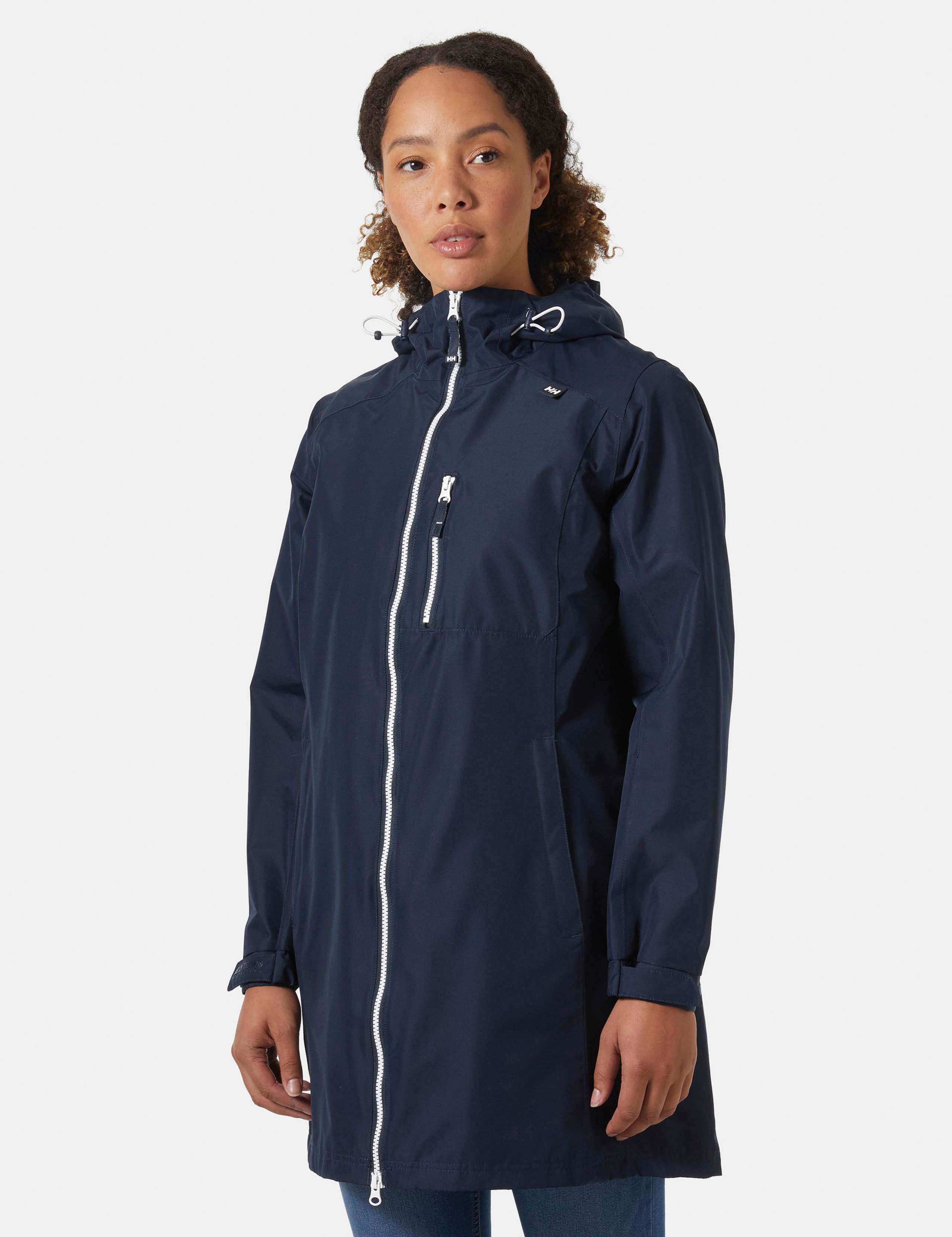 Belfast Hooded Longline Rain Jacket