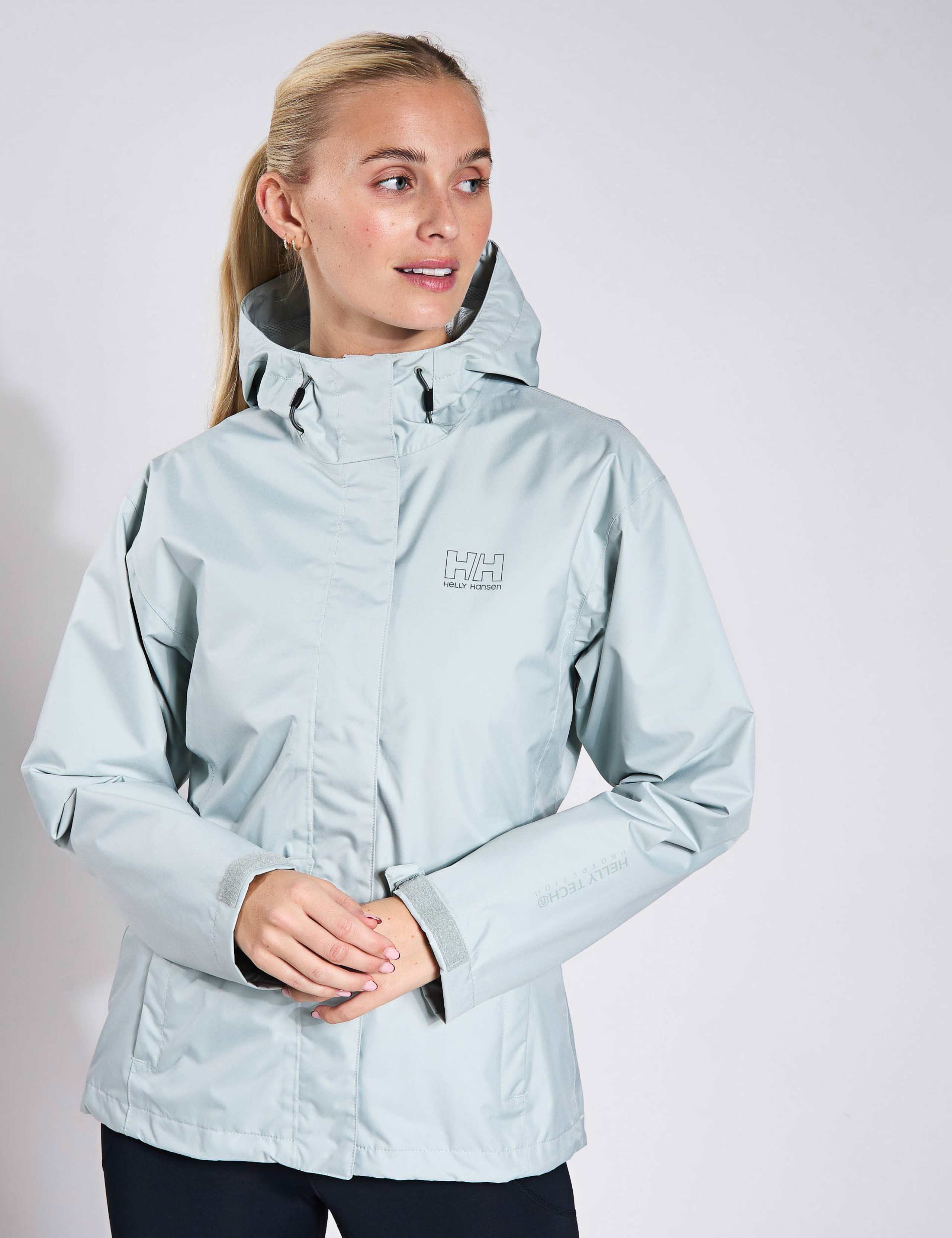 Seven J Waterproof Hooded Rain Jacket