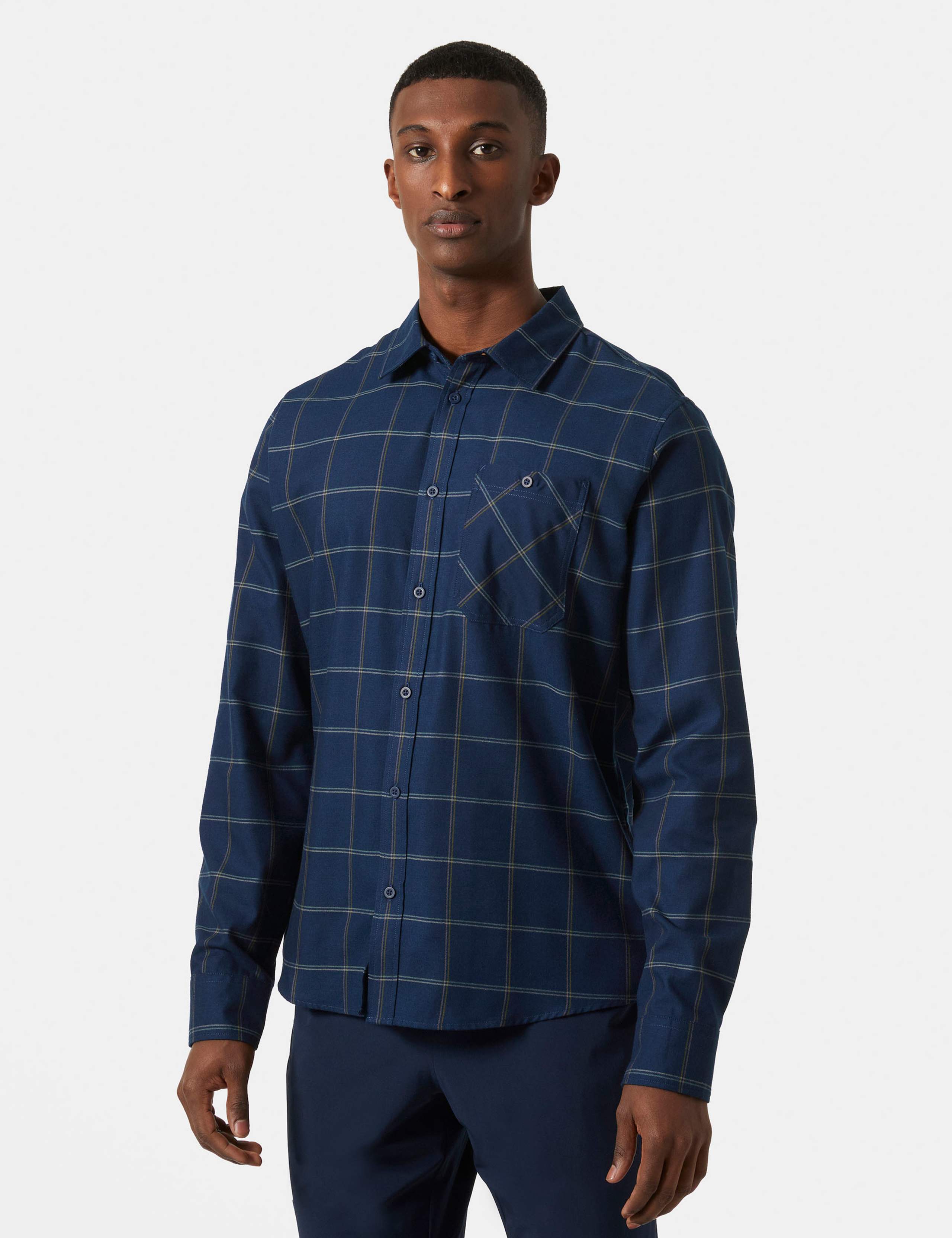 Aker Cotton Blend Flannel Check Shirt