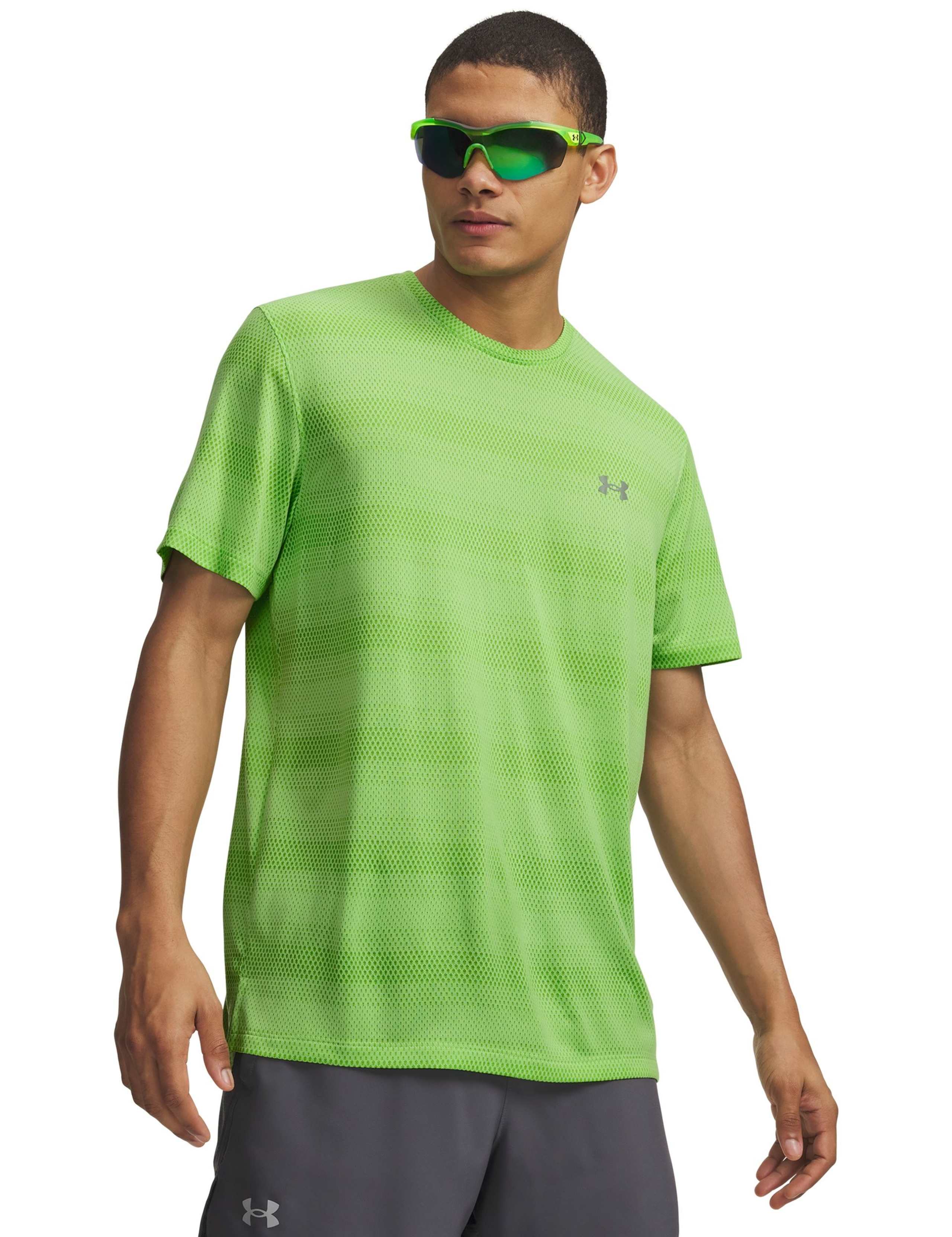 Velociti Jacquard Striped Training T-Shirt