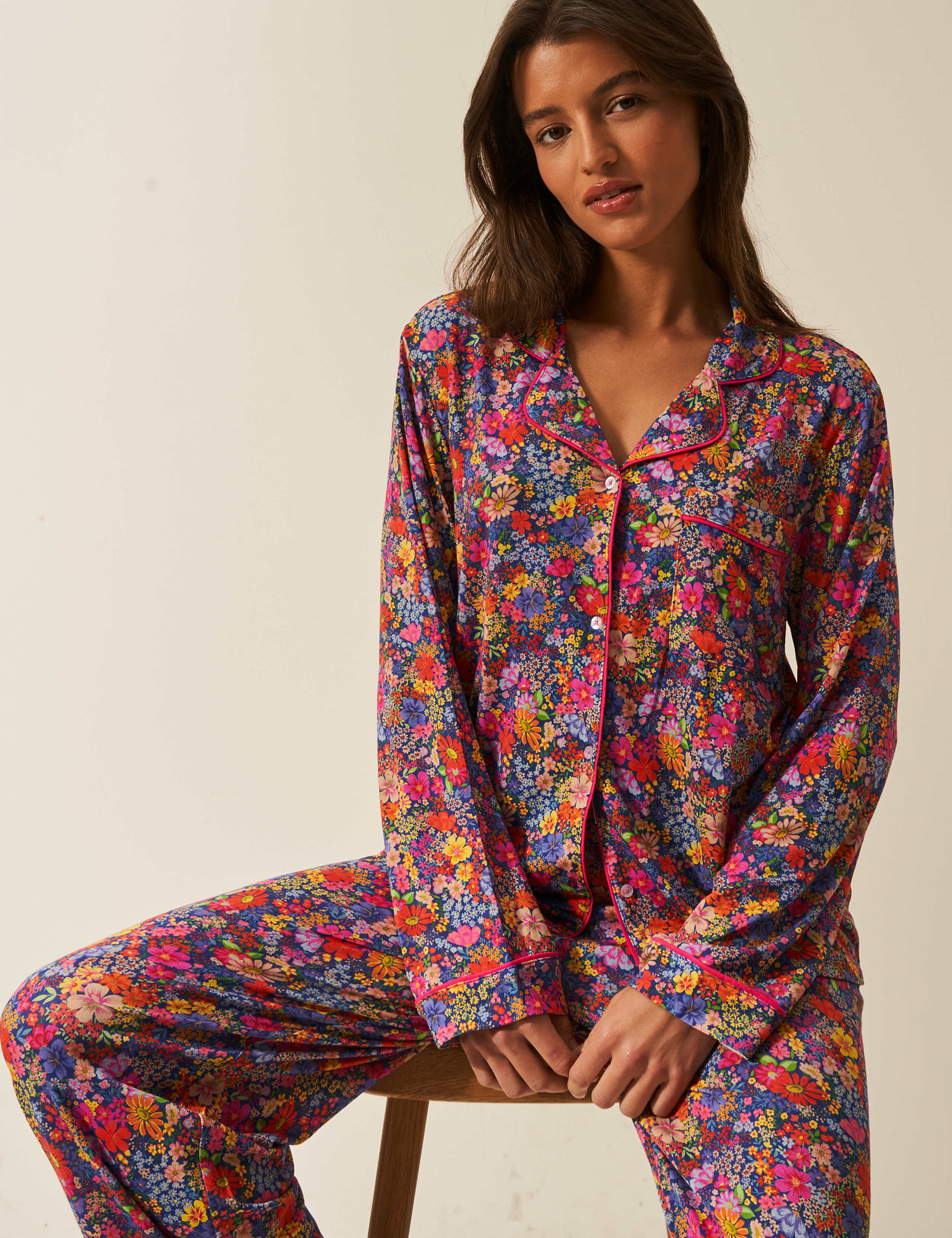 Full Bloom Modal Rich Pyjama Set