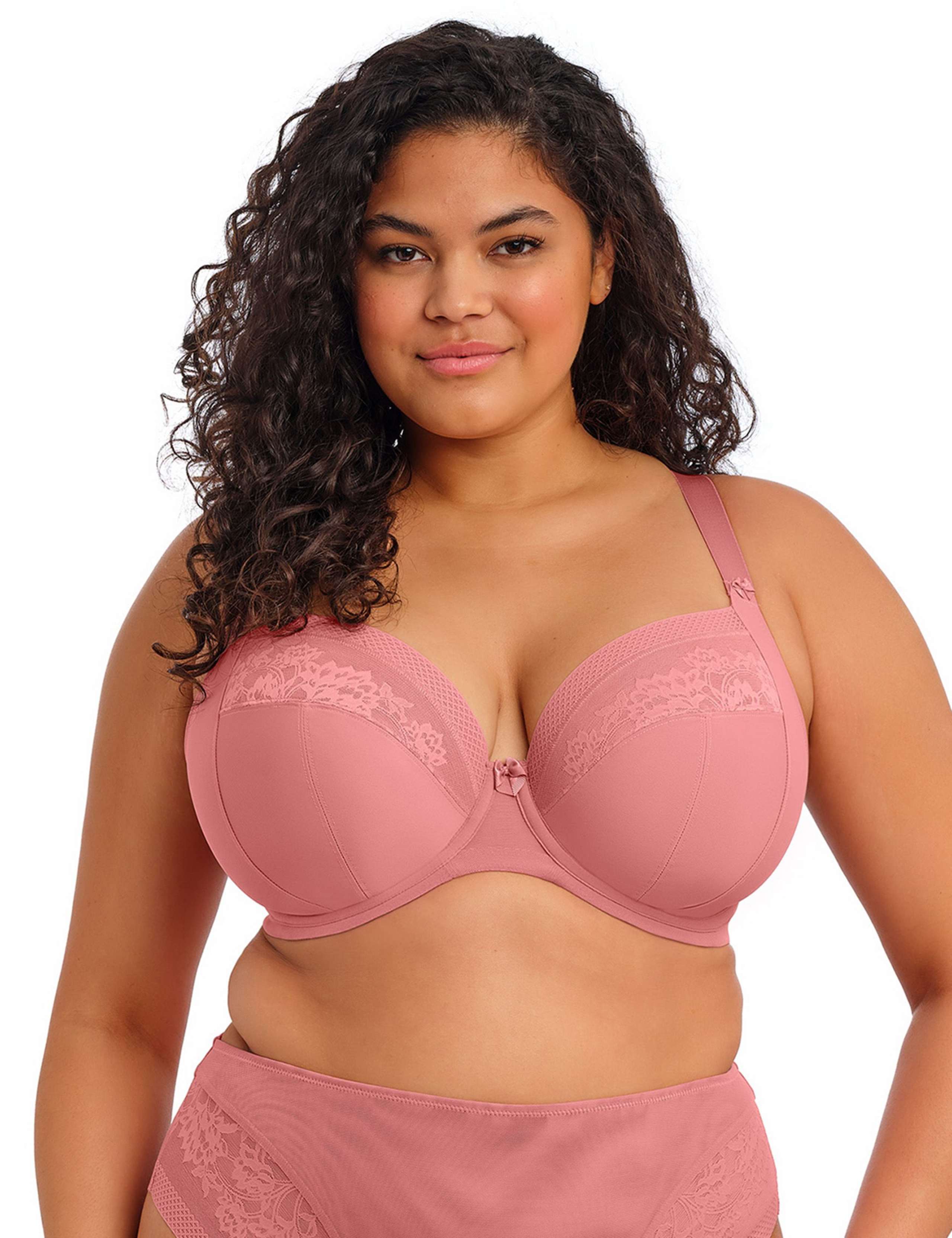 Nerina Mesh Lace Wired Plunge Bra (DD-JJ)