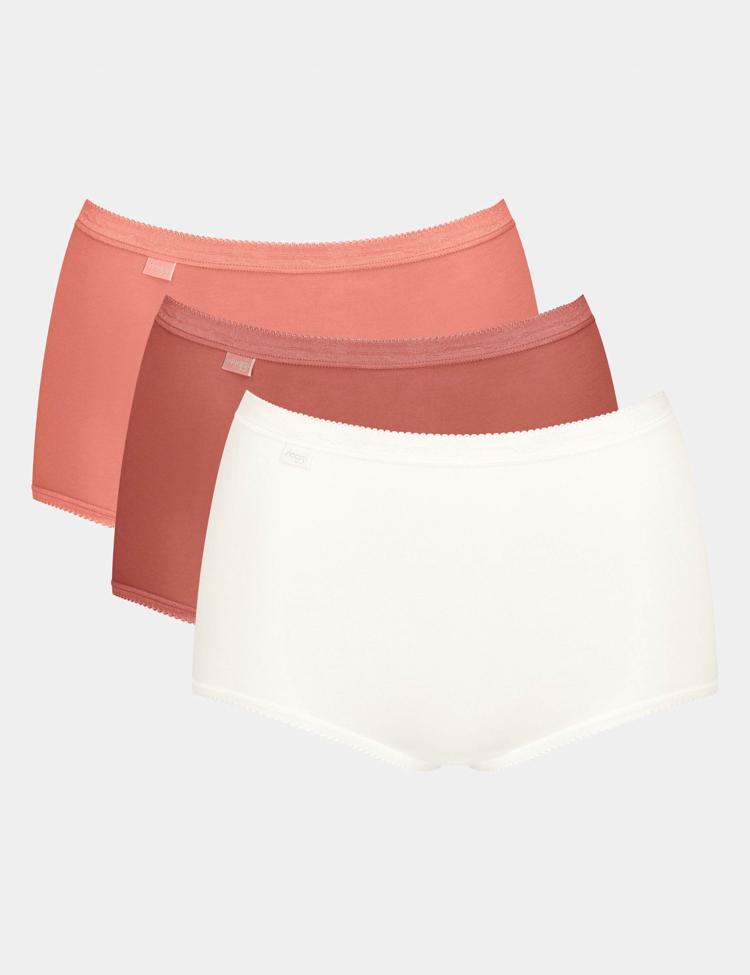 3pk High Waisted Full Briefs