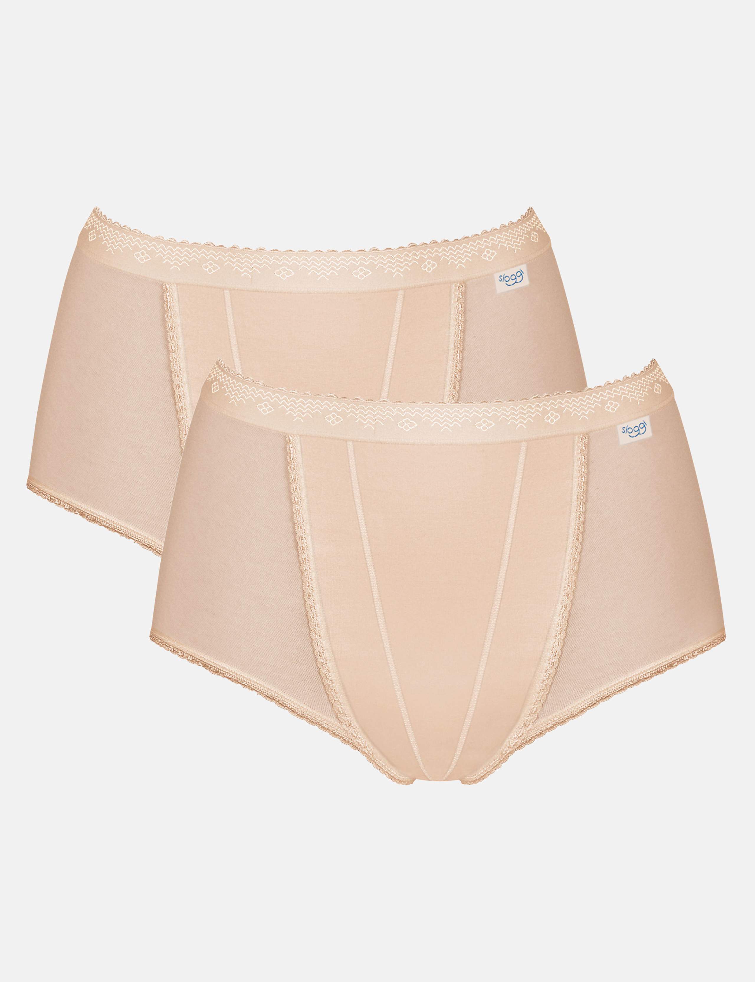 2pk High Waisted Control Maxi Full Briefs
