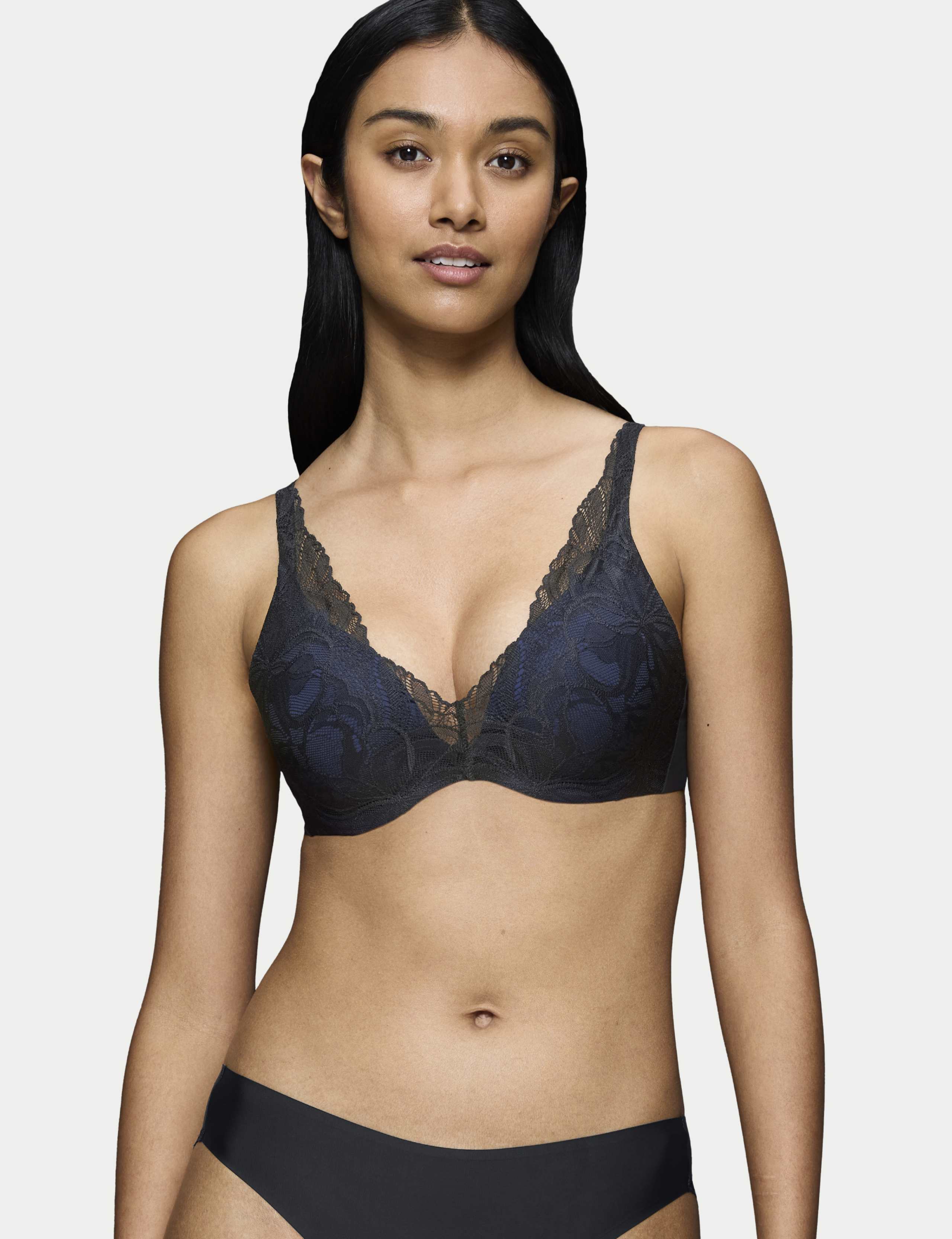 Body Make-Up Illusion Lace Wired Bra B-E