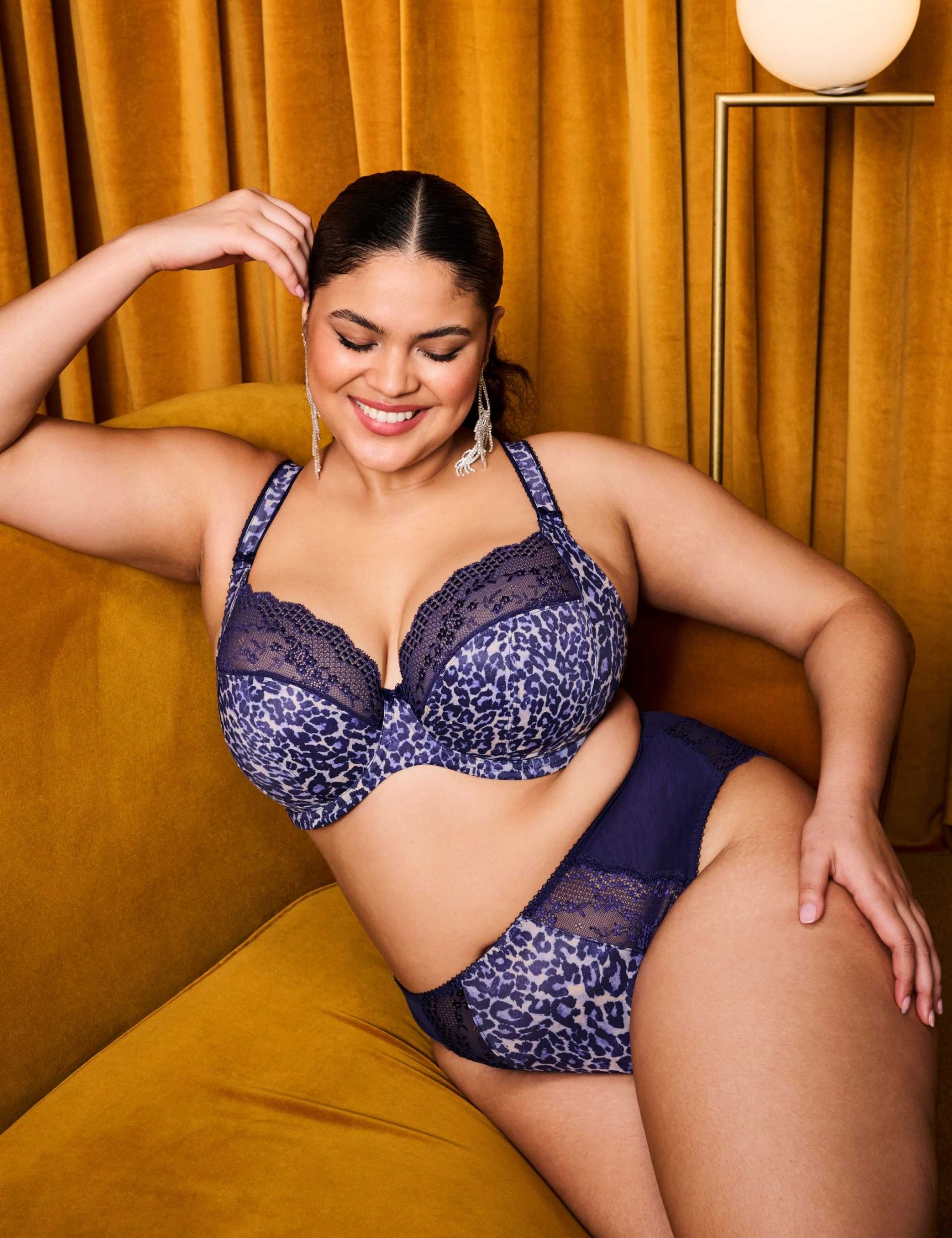 Lucie Floral High Waisted High Leg Knickers