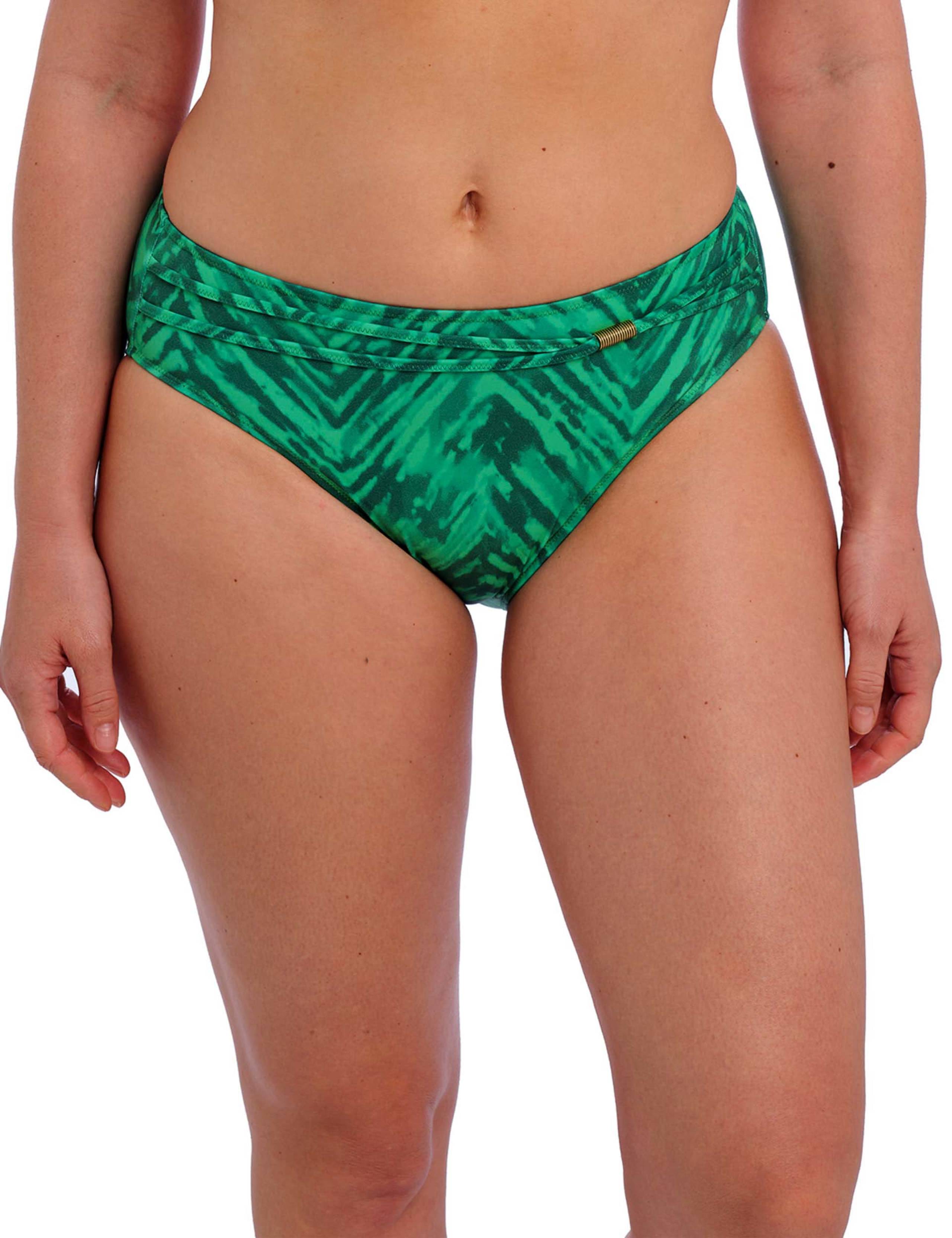 Punta Mita Printed High Leg Bikini Bottoms