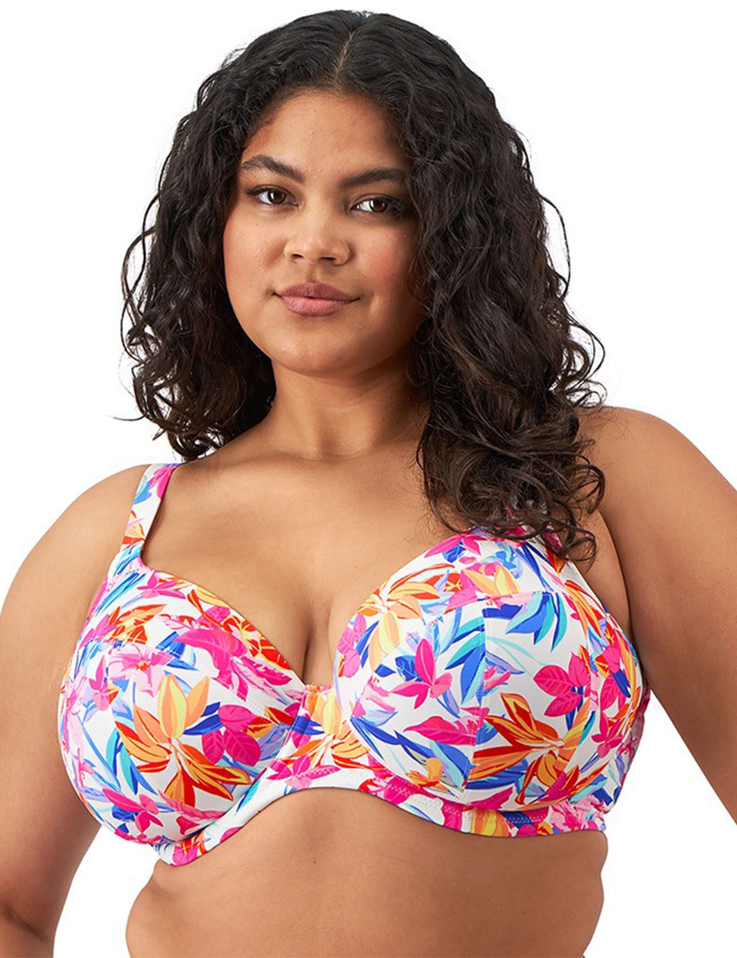 Savaneta Floral Wired Plunge Bikini Top