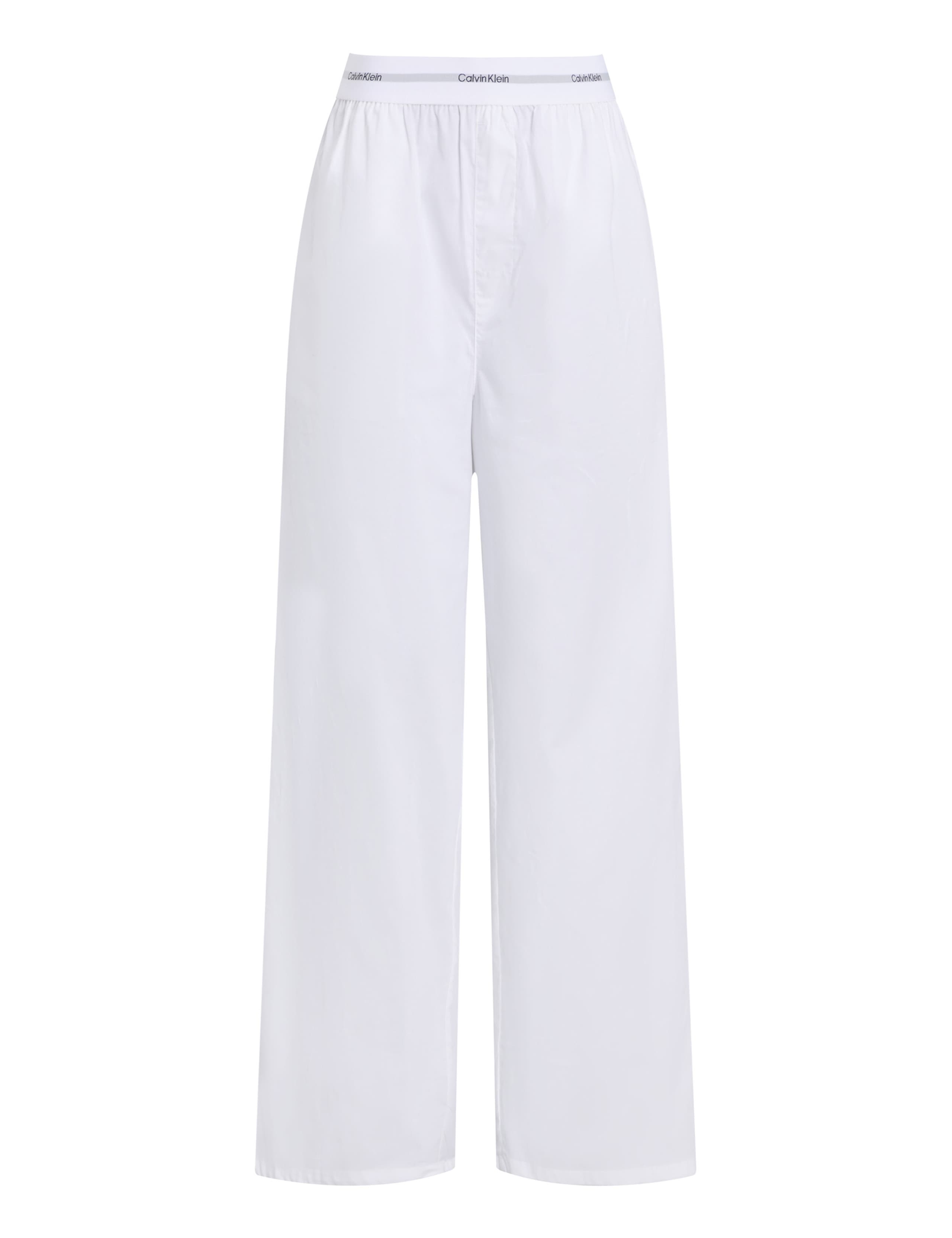 Logo Pure Cotton Poplin Pyjama Bottoms