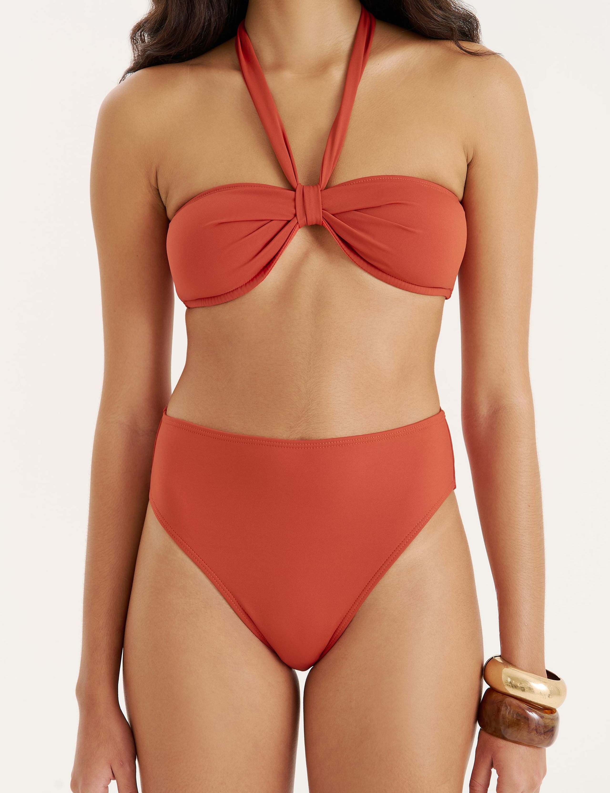 Gia High Waisted Bikini Bottoms