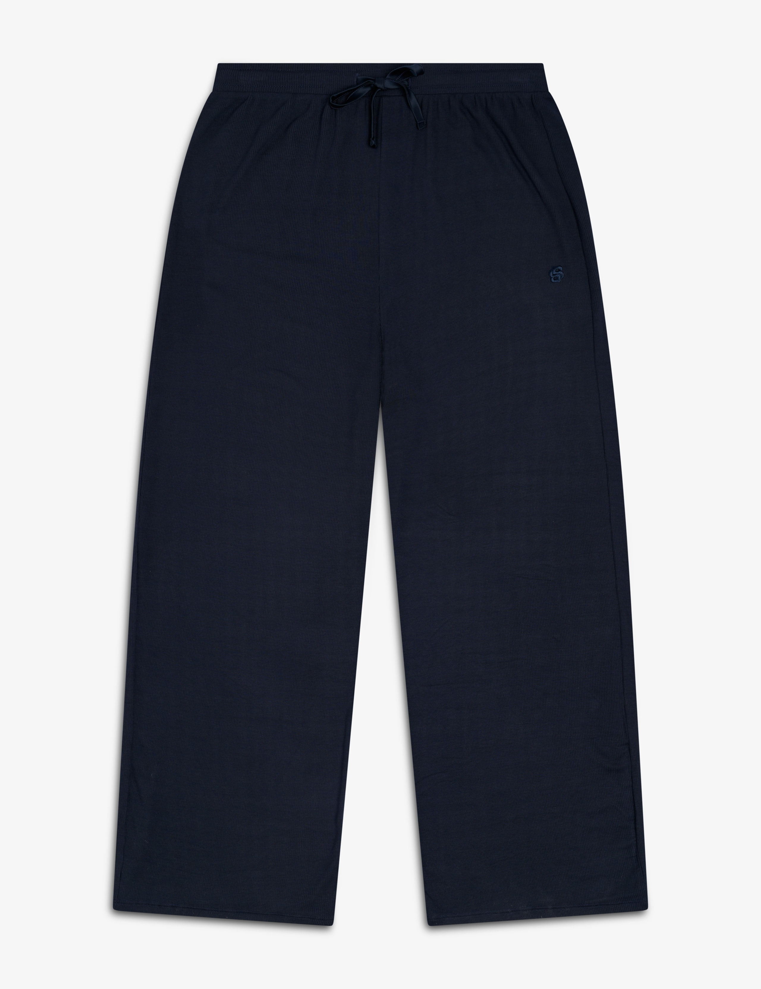 Modal Rich Ribbed Pyjama Bottoms