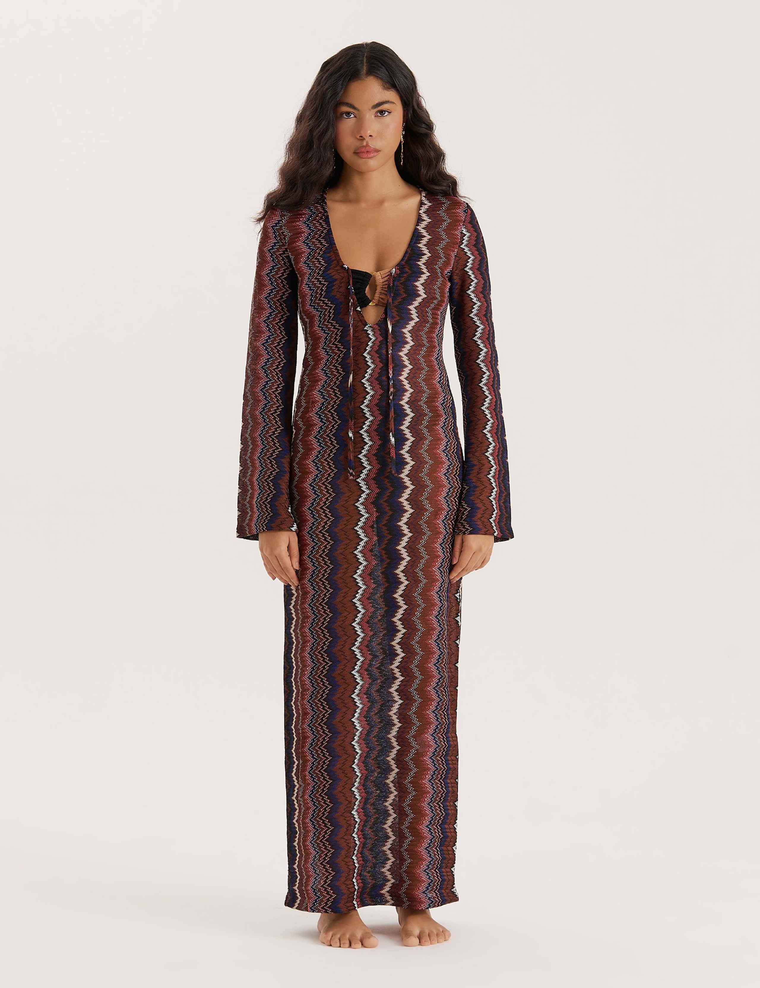 Knitted Maxi Beach Dress