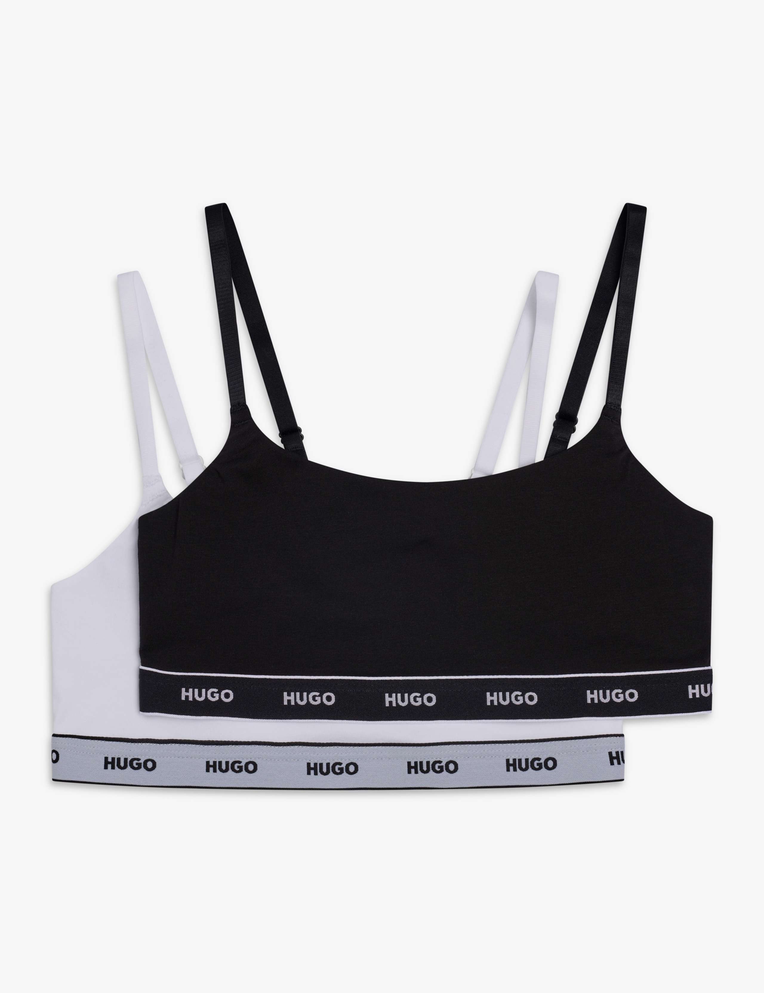 2pk Cotton Rich Non Wired Bralette