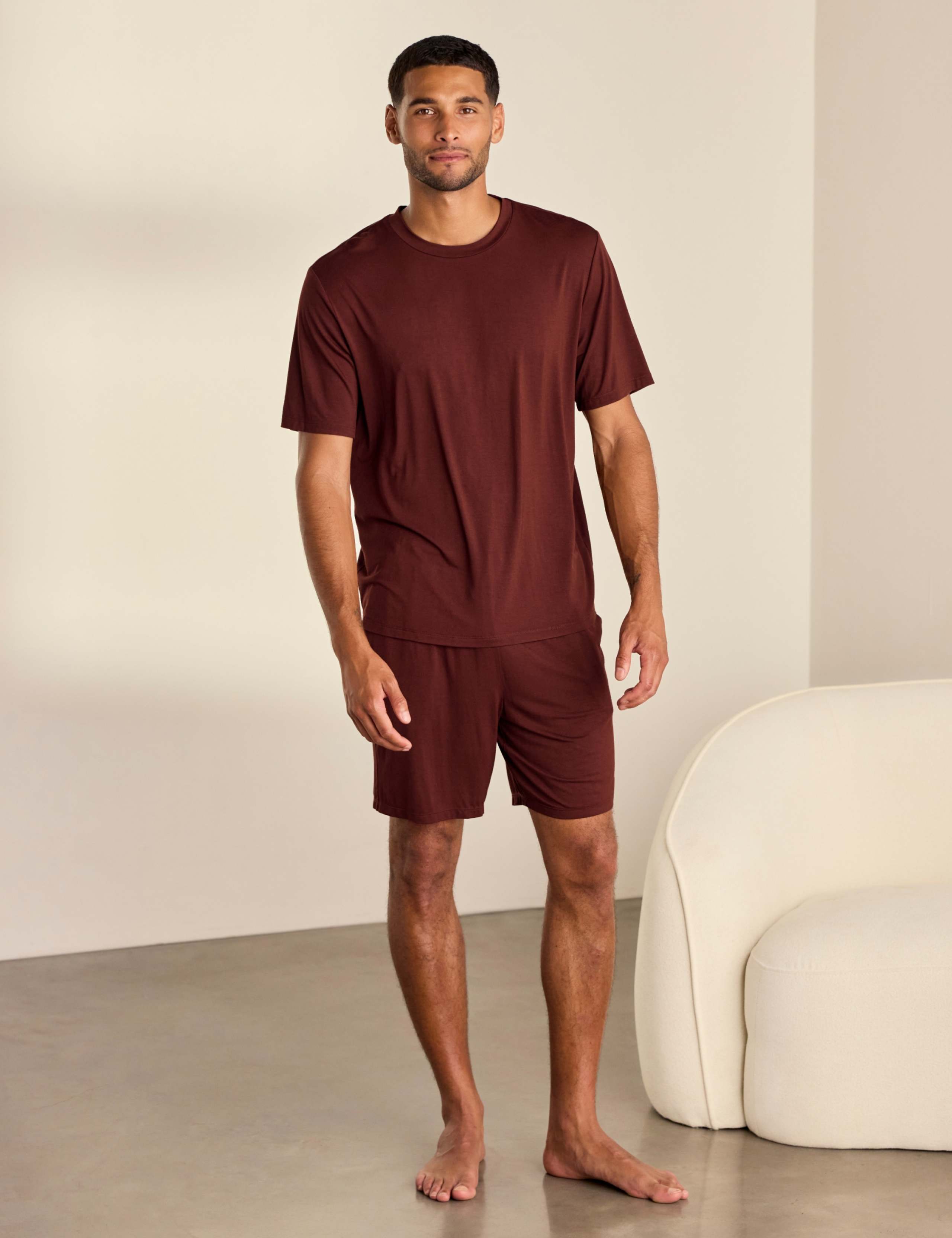 Short Crew Neck Pyjama Set