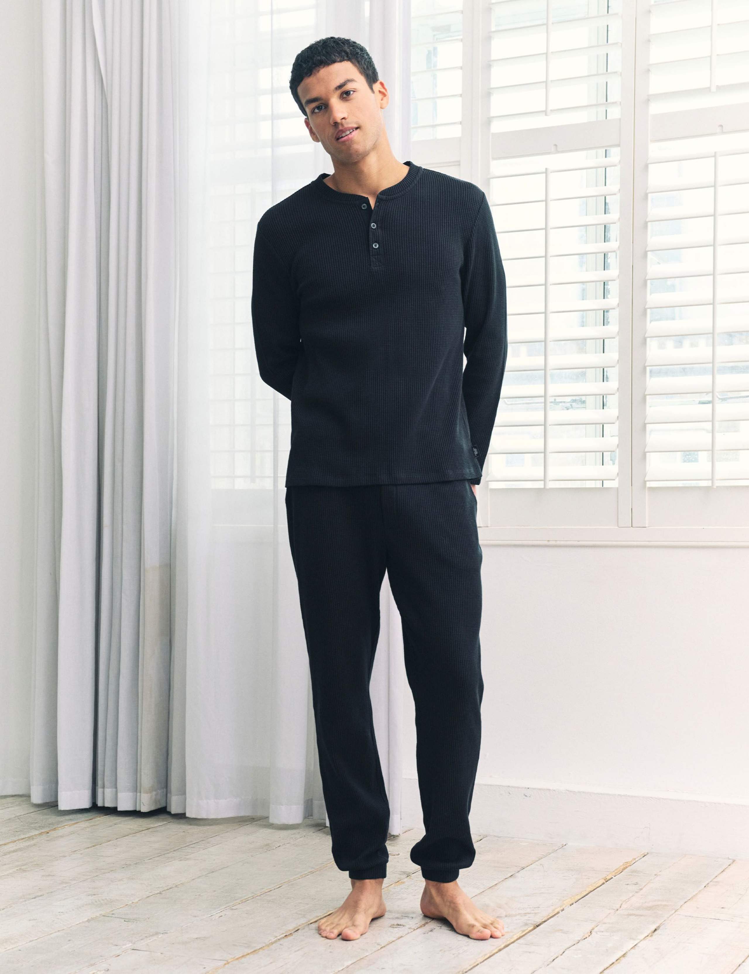 Cotton Rich Waffle Pyjama Bottoms