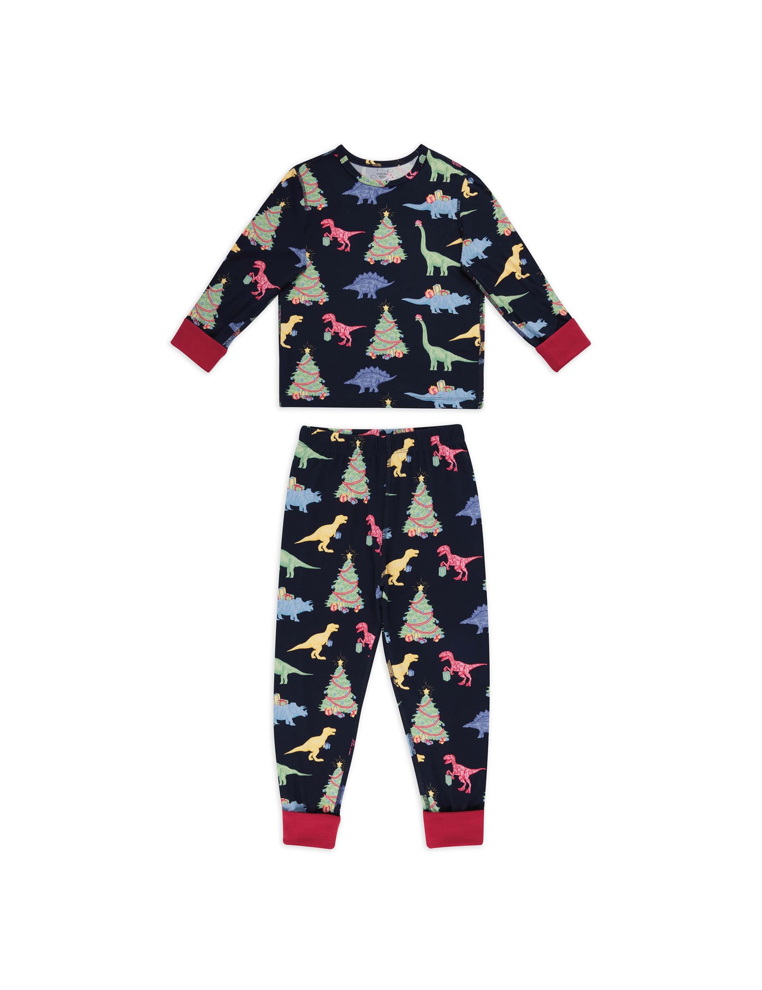 Christmas Dinosaur Pyjamas (1-12 Yrs)