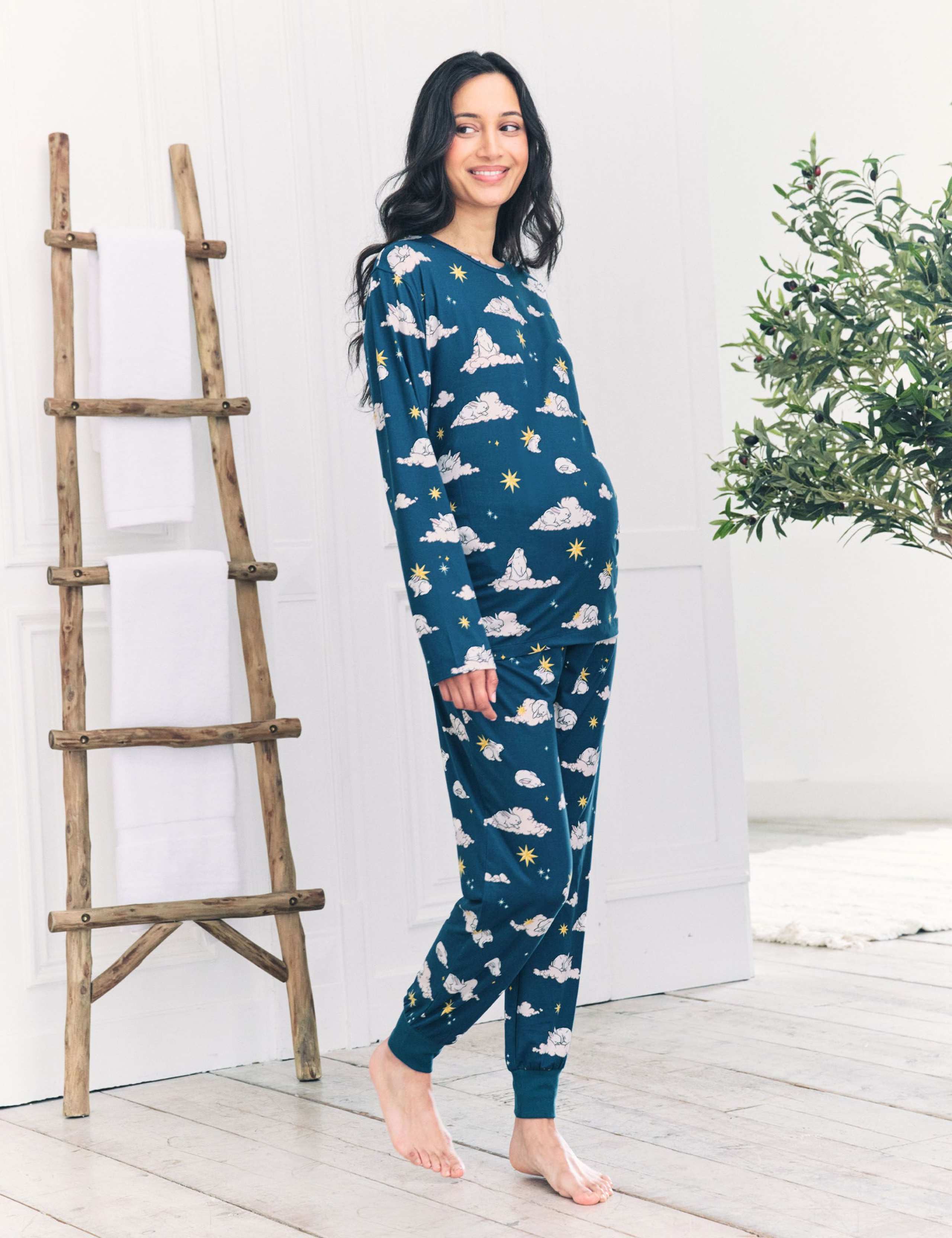 Bunny Print Maternity Pyjama Set