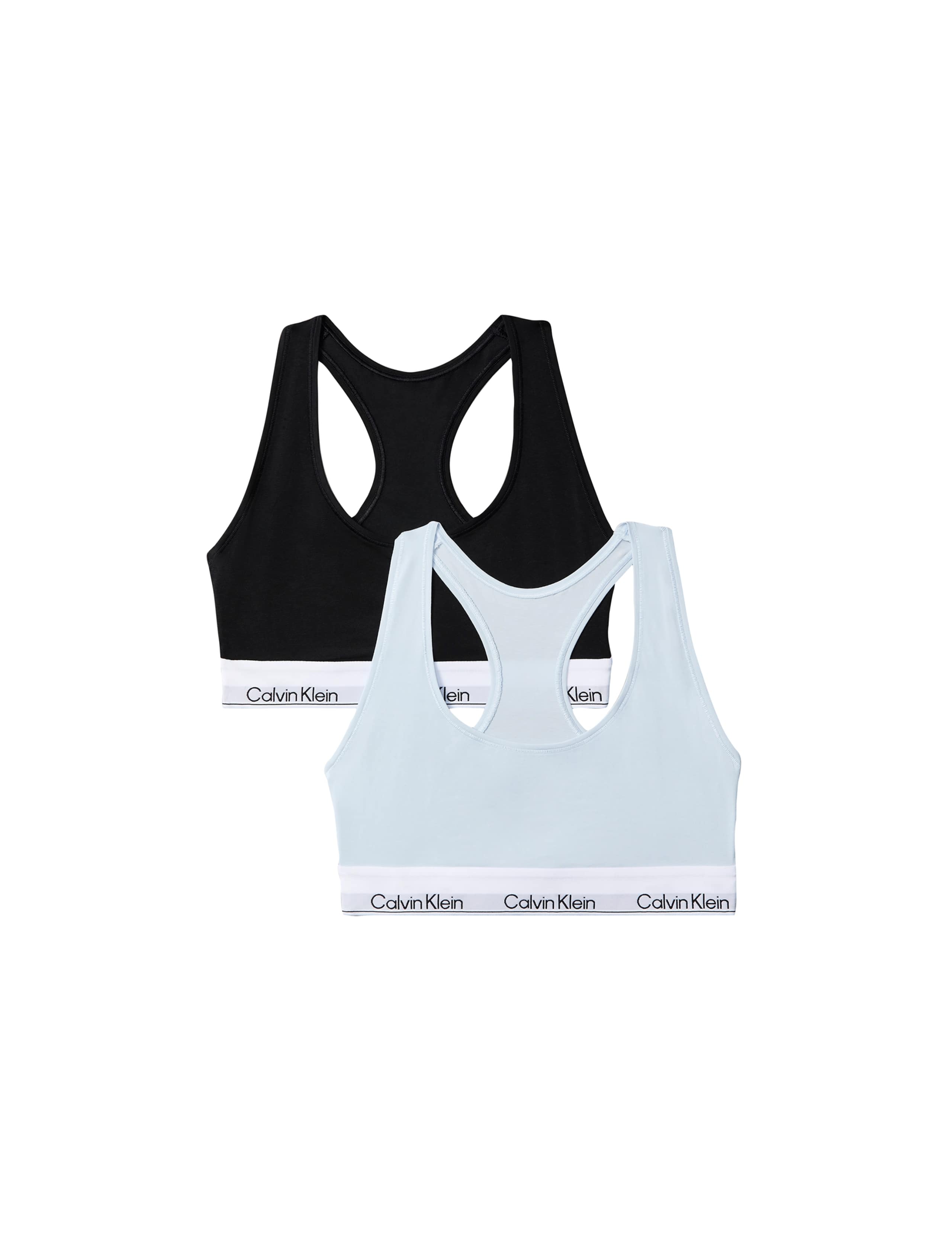 2 Pack Icon Cotton Modal Non Wired Bralettes