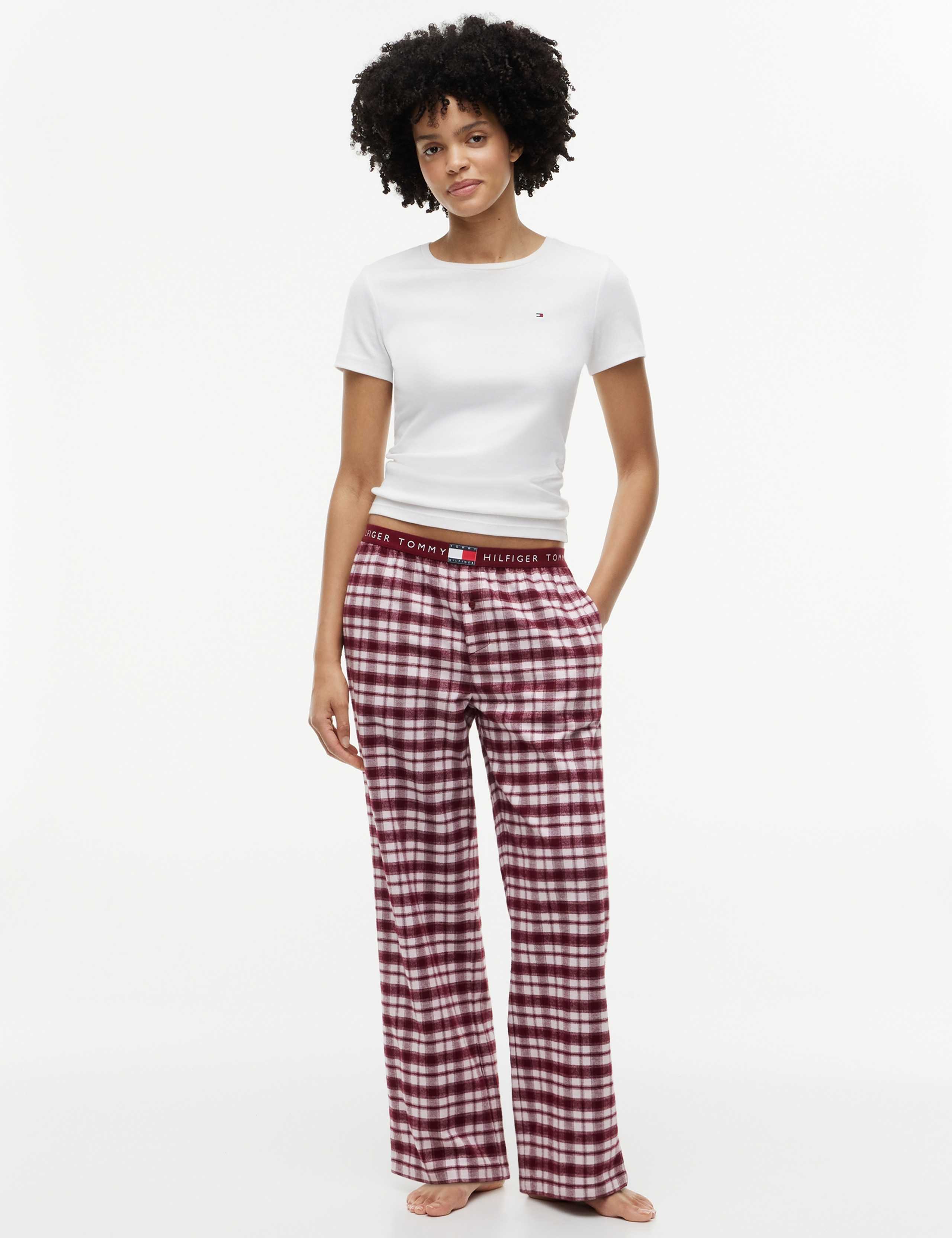 Heritage Pure Cotton Checked Pyjama Bottoms
