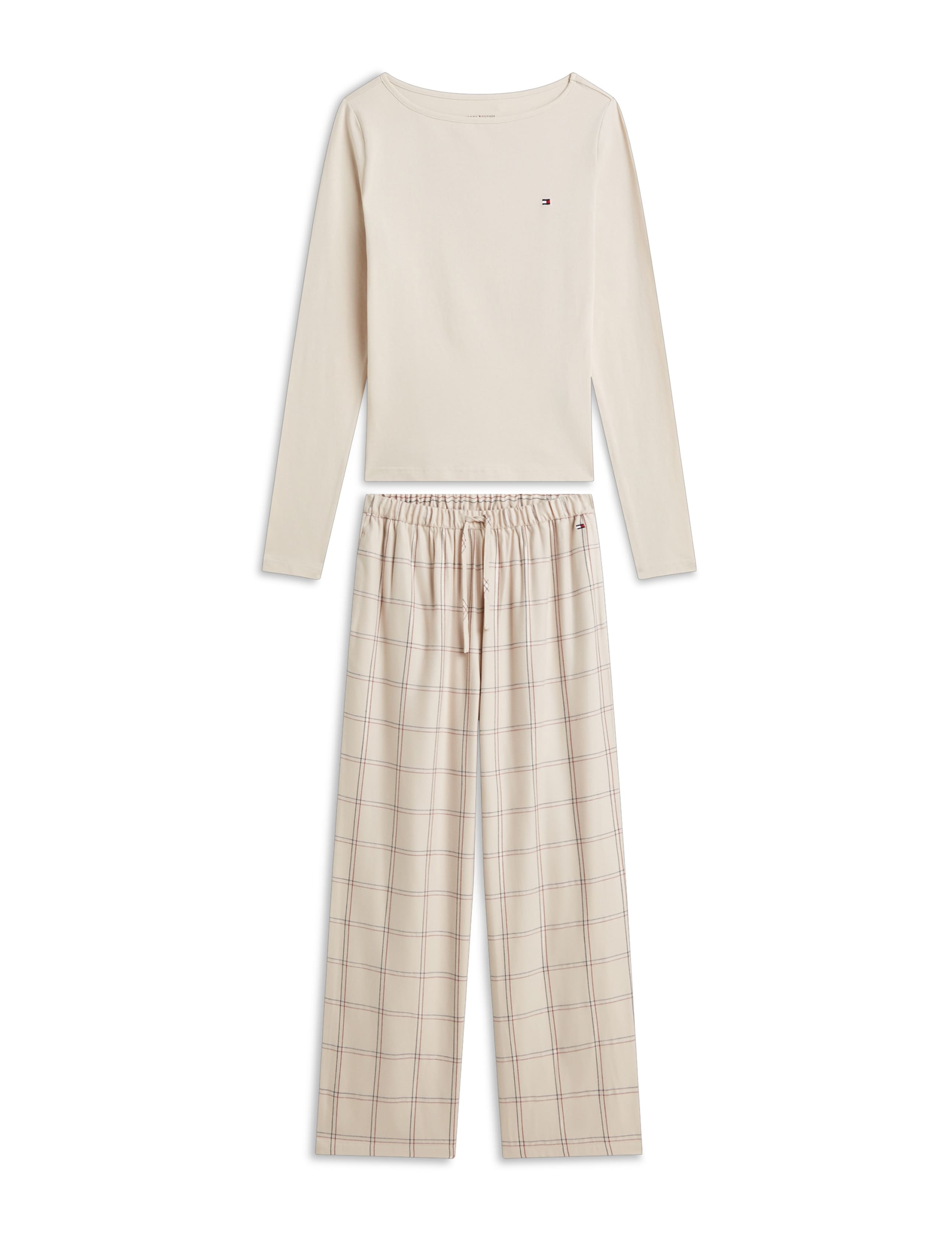 Flannel Lurex Printed Pyjama Set
