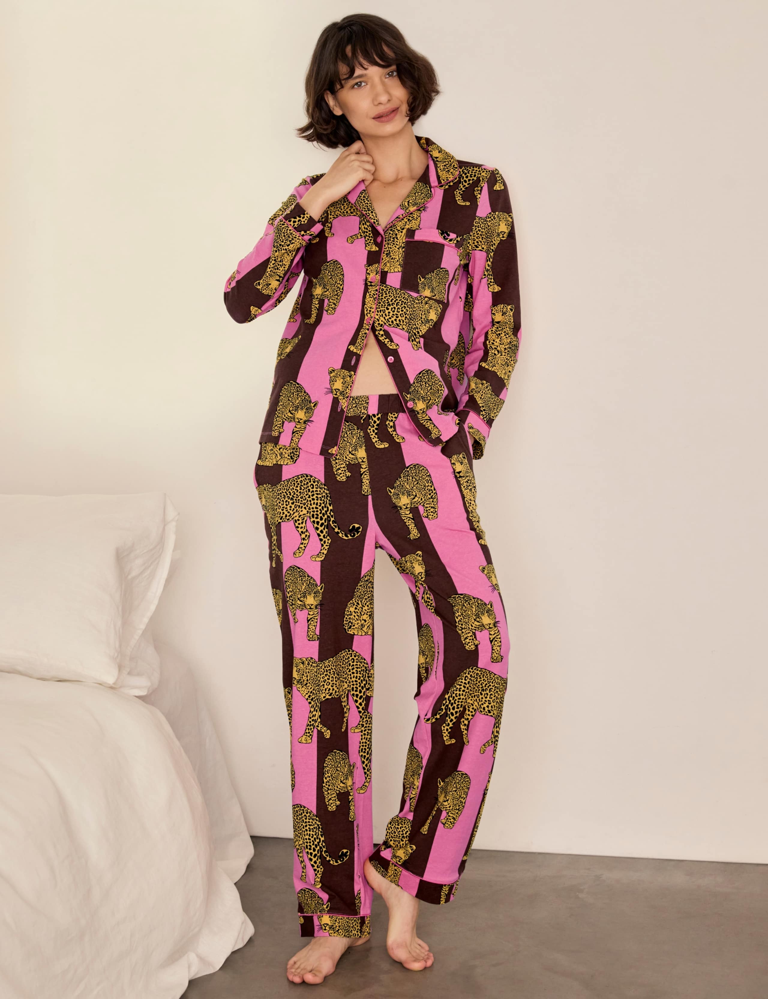 Cotton Long Sleeve Two Piece Pyjama Set