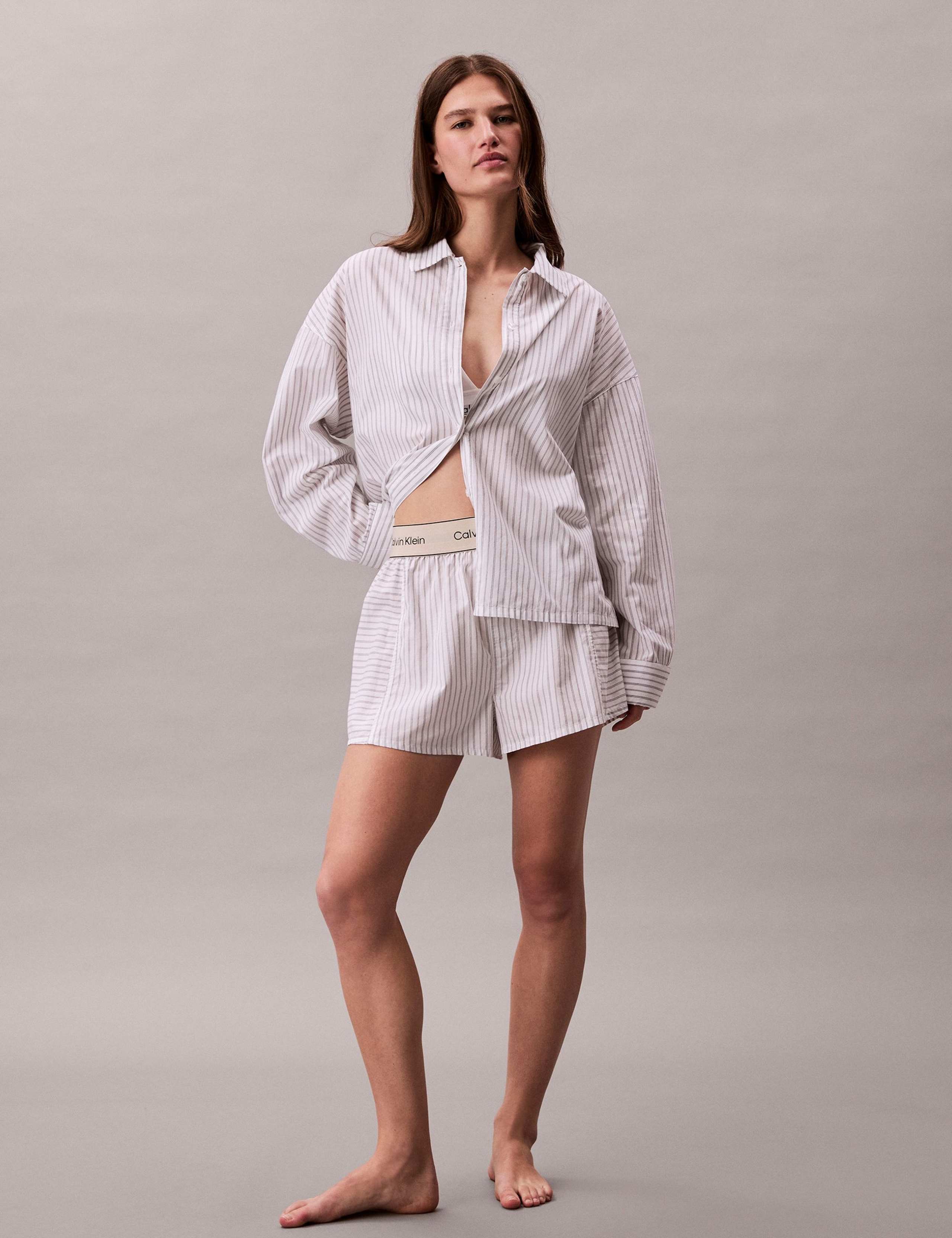 Pure Cotton Striped Pyjama Top