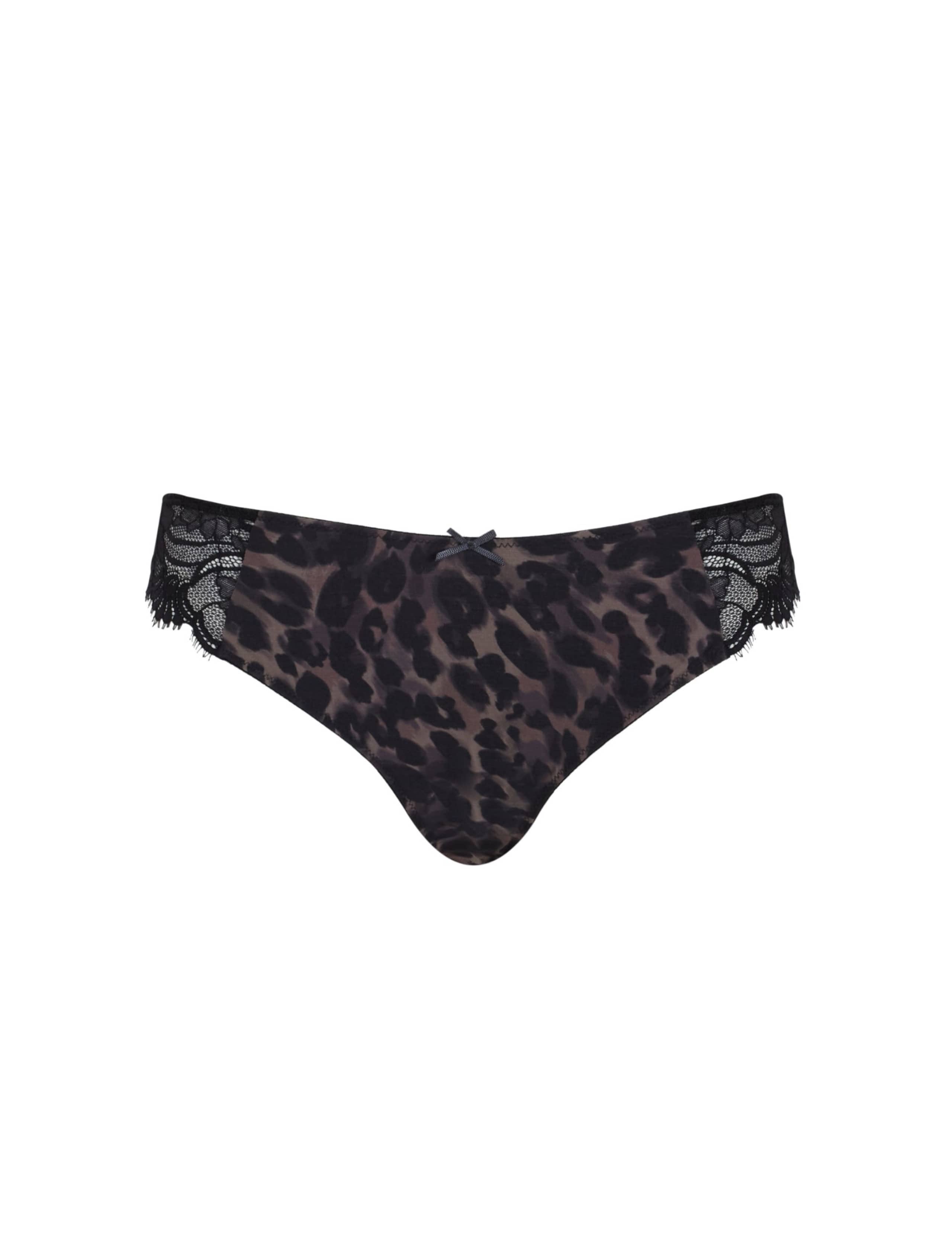 Cherie Mesh Animal Print Brazilian Knickers